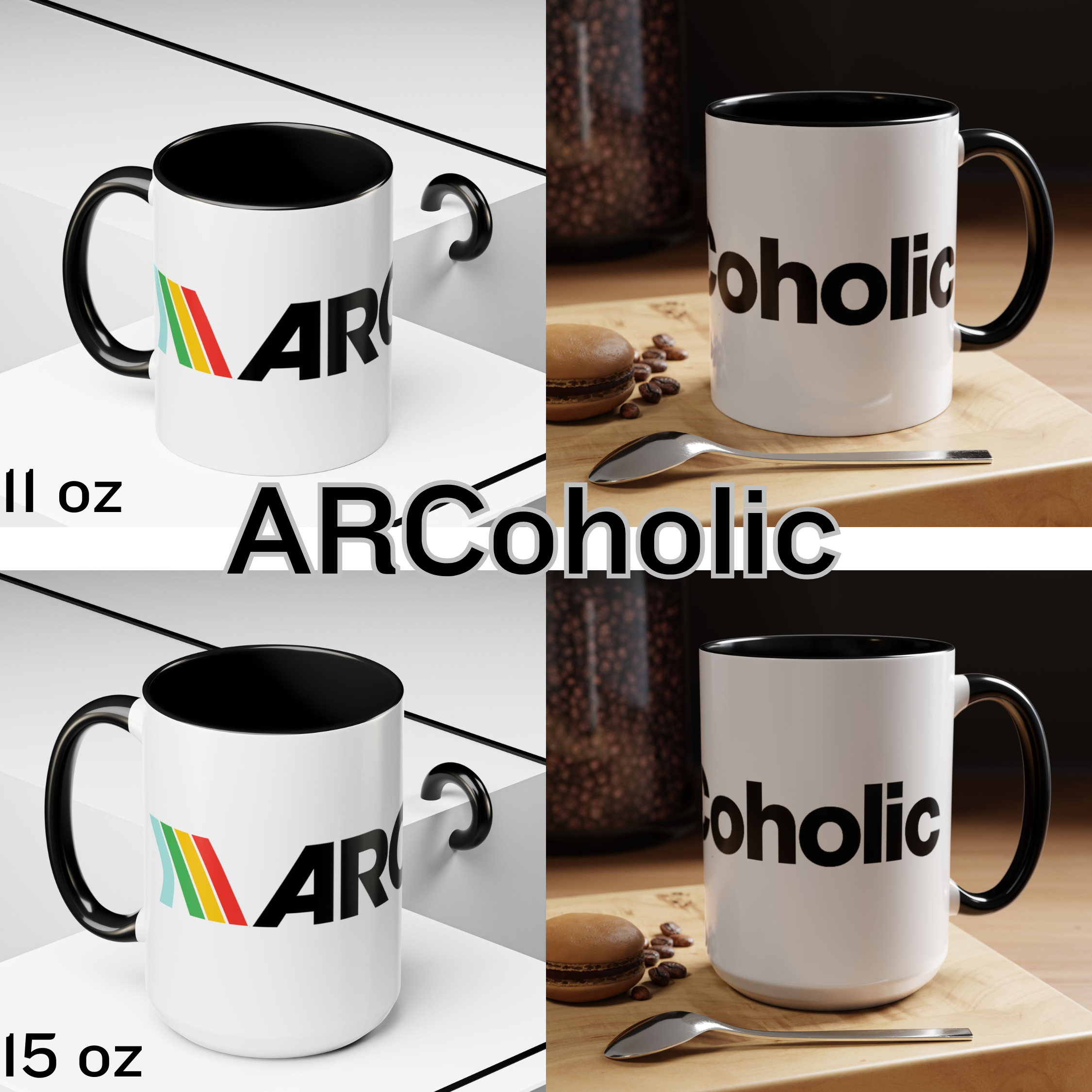 ARCoholic Accent Mug | ARC Raiders Fan Coffee Cup 11oz or 15oz Gamer Gift product thumbnail image