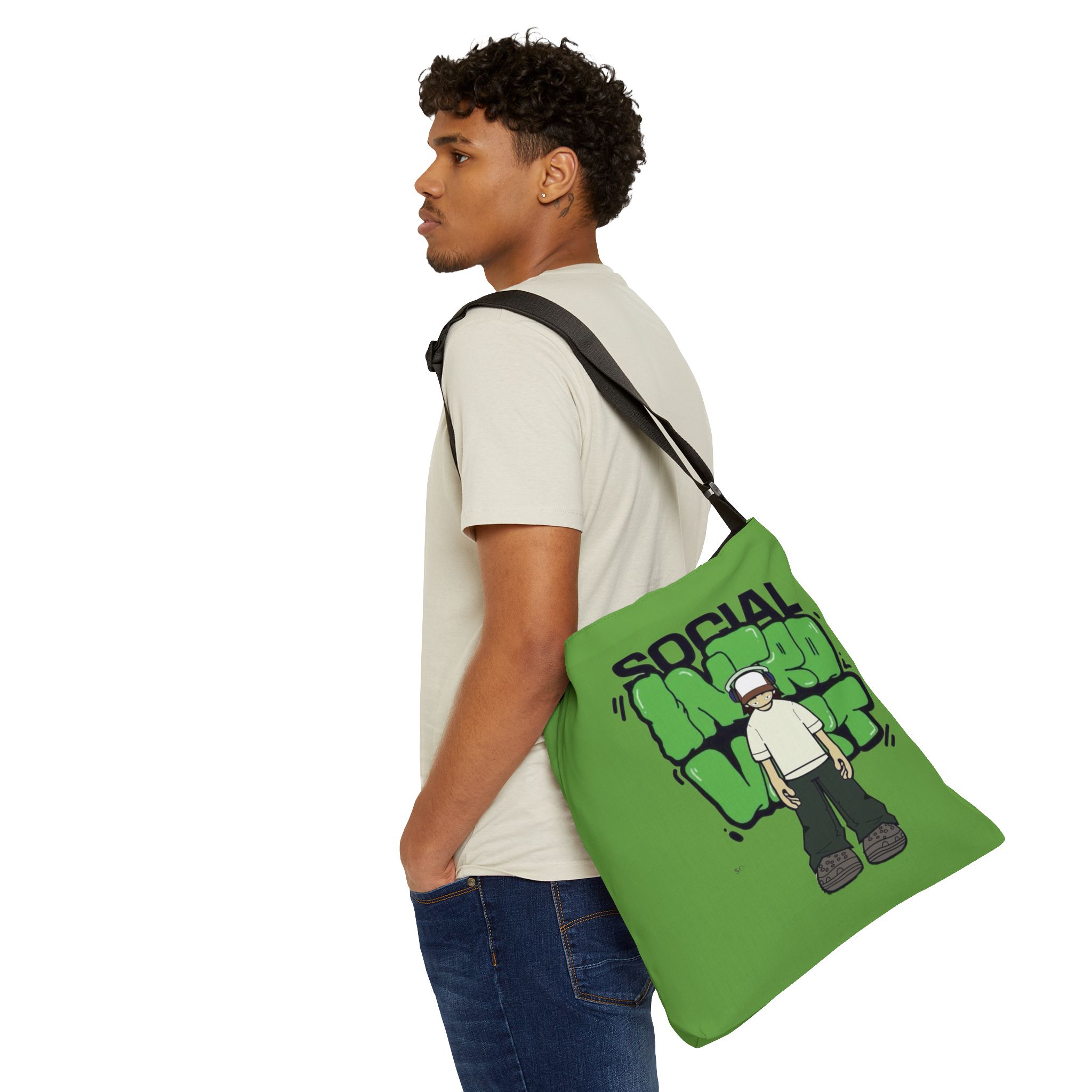 Personalized Adjustable Tote Bag, Custom Design, Travel, Shopping, Casual, Trendy, Work, Gym, Students, Birthday Gift for Her/Him product thumbnail image