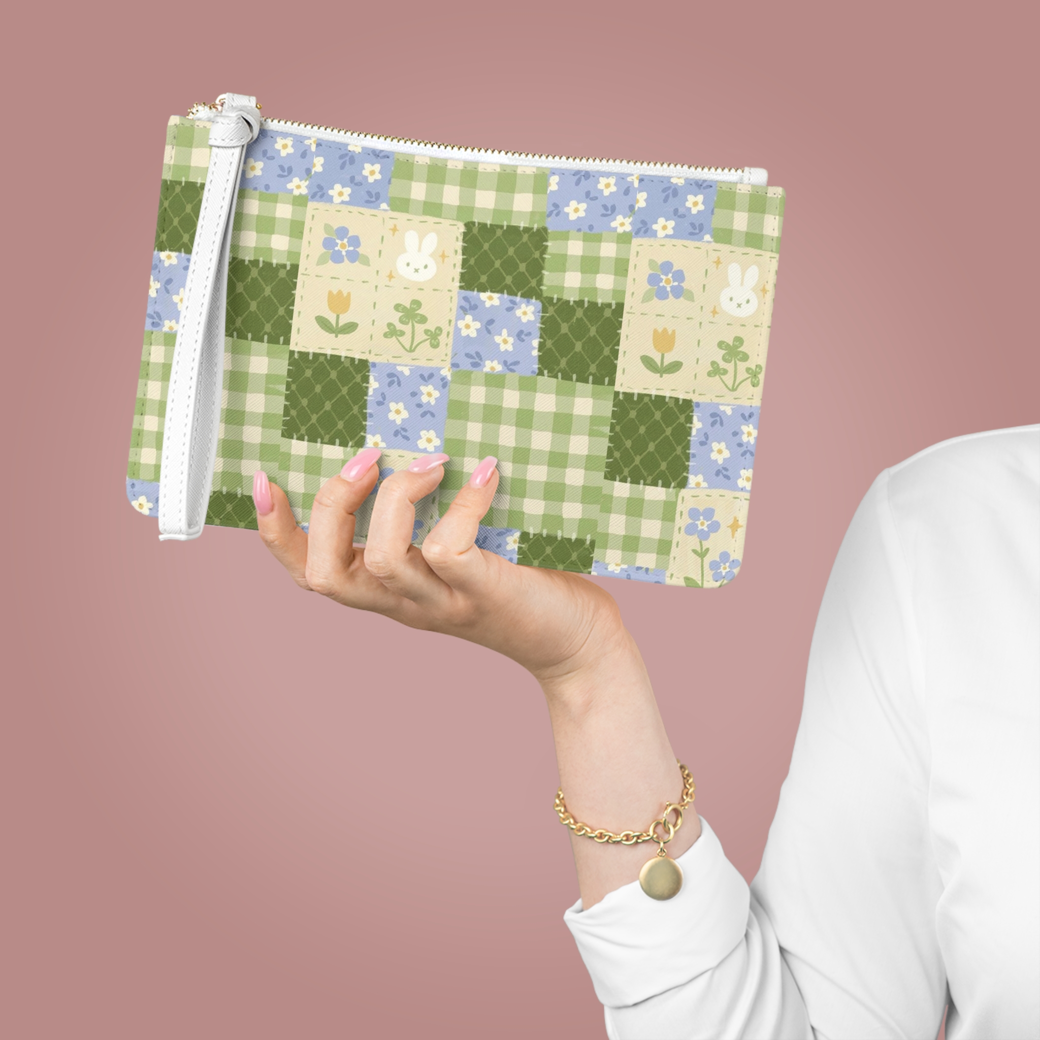 Personalized Clutch Bag, Makeup Organizer, Aesthetic Fashion, Travel Accessory, Mini Purse, Birthdays, Anniversaries, Weddings Gifts for Her product thumbnail image