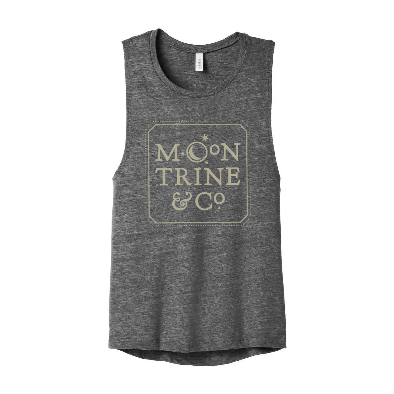 Moon Trine & Co. | Women's Flowy Muscle Tank product thumbnail image Moon Trine & Co. | Women's Flowy Muscle Tank product thumbnail image
