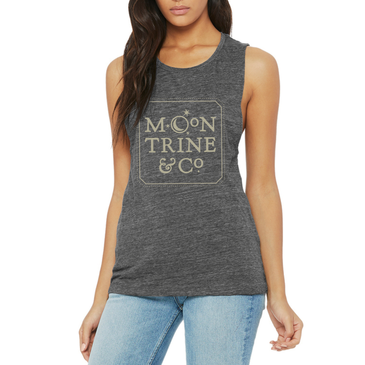Moon Trine & Co. | Women's Flowy Muscle Tank Moon Trine & Co. | Women's Flowy Muscle Tank