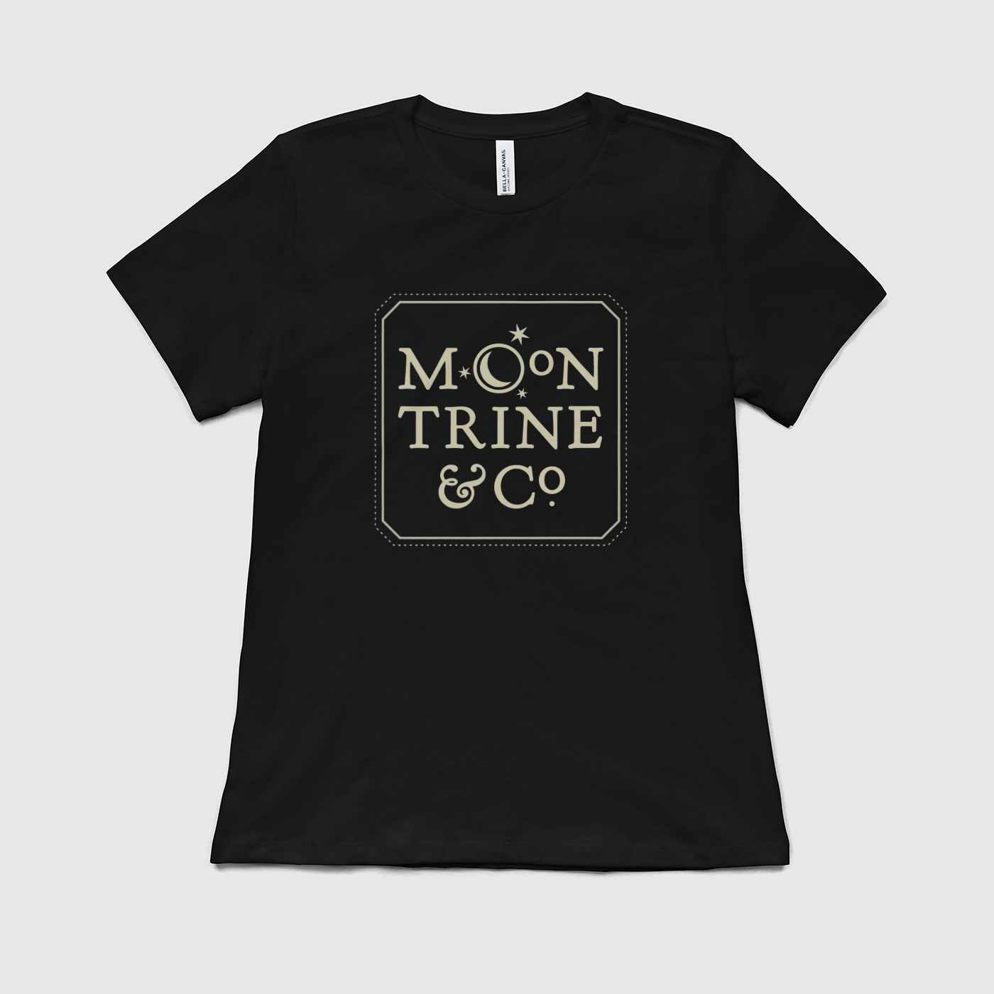 Moon Trine & Co T-Shirt | Bella + Canvas product thumbnail image Moon Trine & Co T-Shirt | Bella + Canvas product thumbnail image