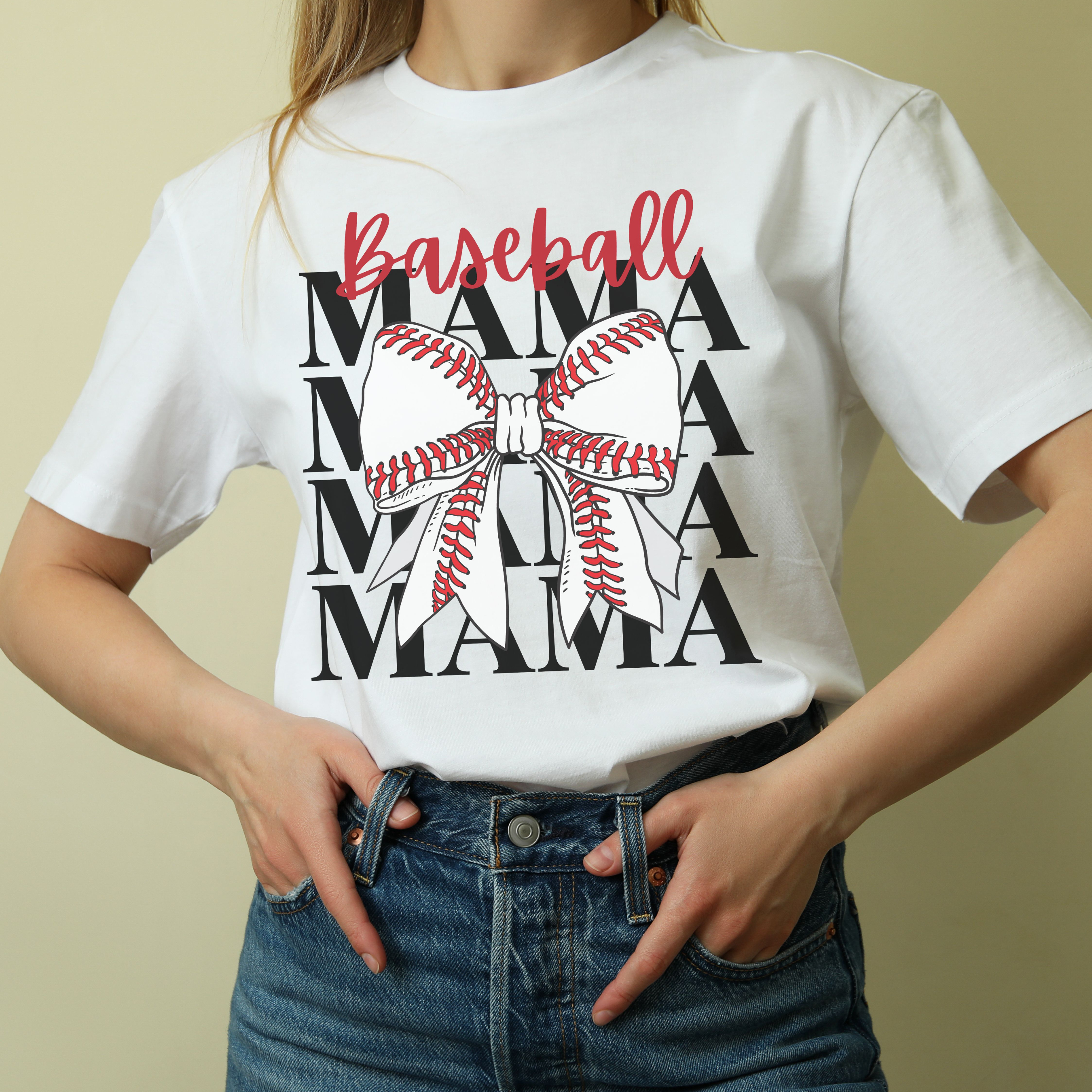 Baseball Mama T-Shirt | Baseball Mom Shirt, Casual Wear, Game Day Apparel product thumbnail image