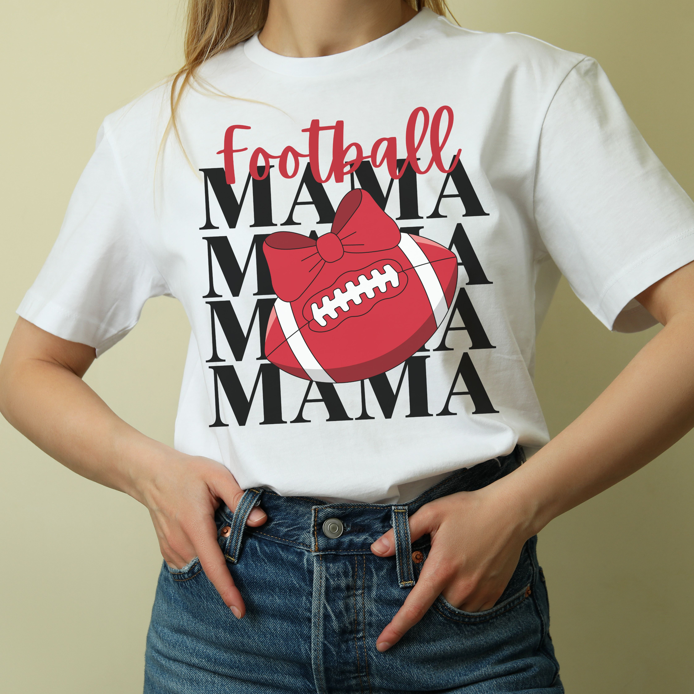 Football Mama Unisex T-Shirt, Game Day Tee, Sports Shirt, Casual Style, Perfect for Football Season product thumbnail image