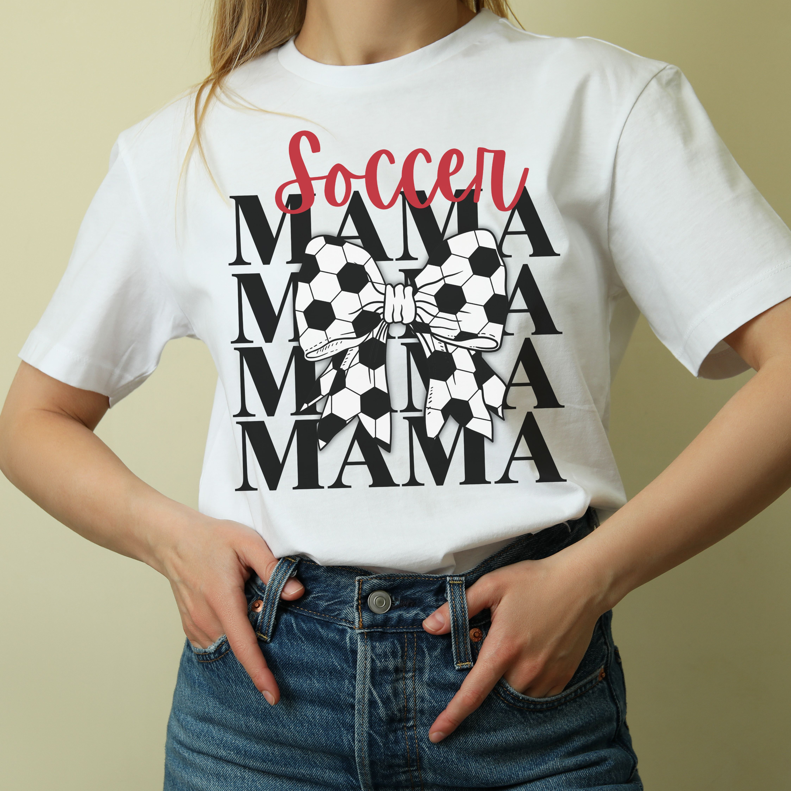 Soccer Mama T-Shirt, Unisex Tee for Sports Moms, Soccer Gifts for Her, Athletic Wear product thumbnail image