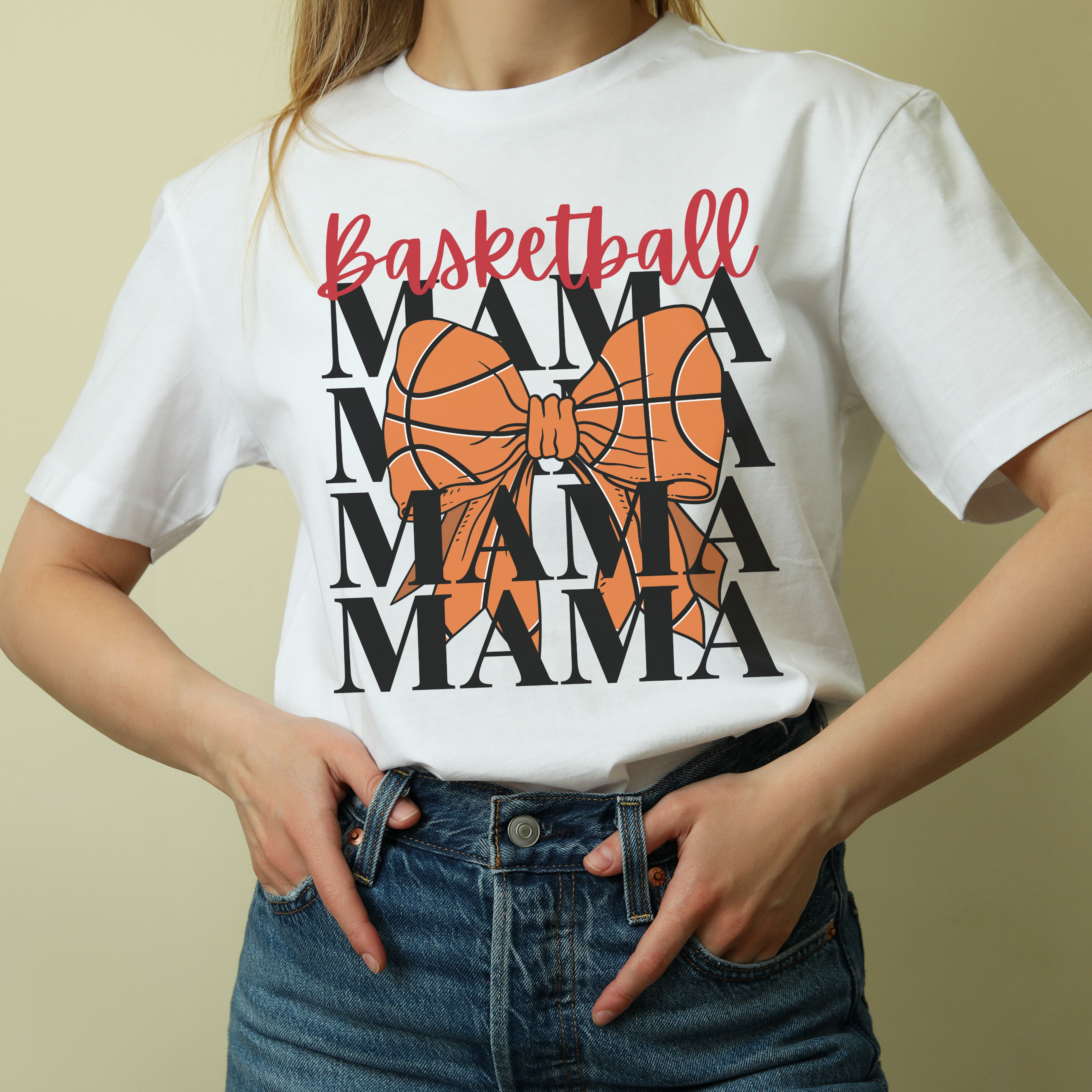 Basketball Mama Unisex T-Shirt - Perfect for Sports Fans, Gift for Moms, Game Day Attire, Cozy Casual Wear product thumbnail image