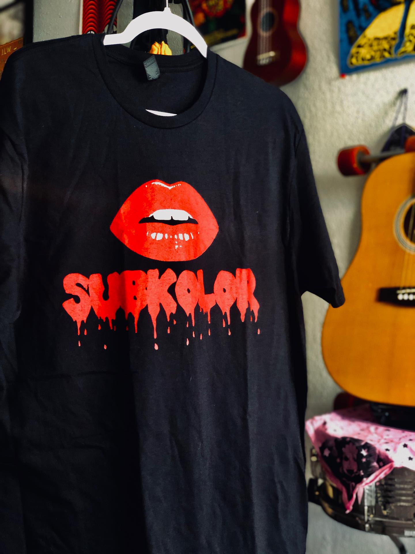 Black "SUBKOLOR" Horror T-Shirt product thumbnail image Black "SUBKOLOR" Horror T-Shirt product thumbnail image