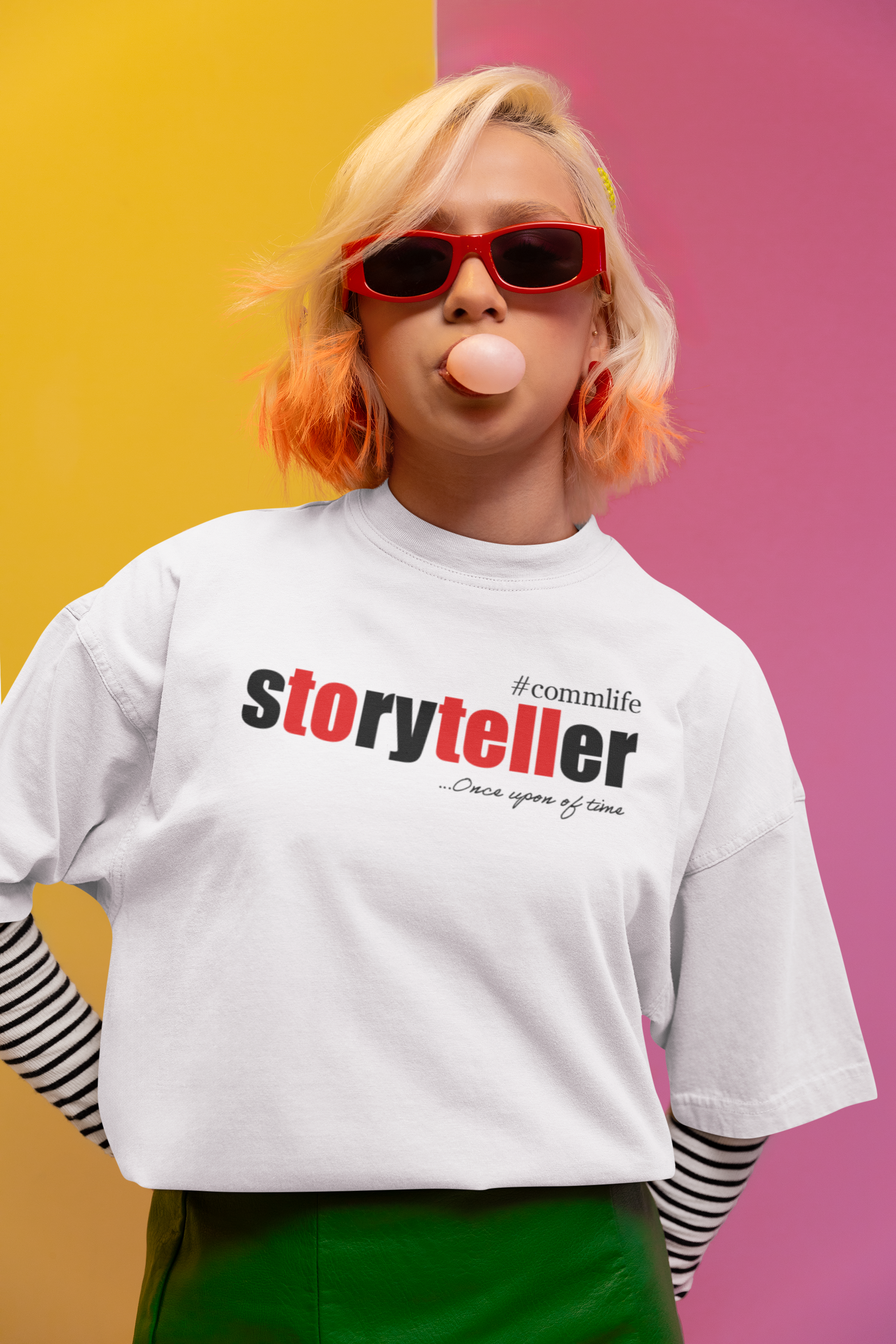 Tell your story | Comm T-shirt product thumbnail image Tell your story | Comm T-shirt product thumbnail image