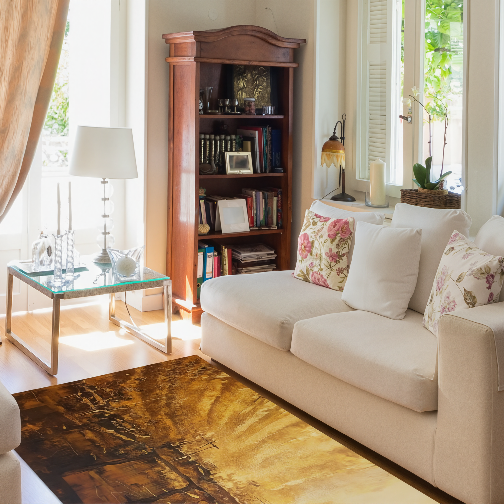 "Calm and Chaos" By R&amp;R, in home Rug