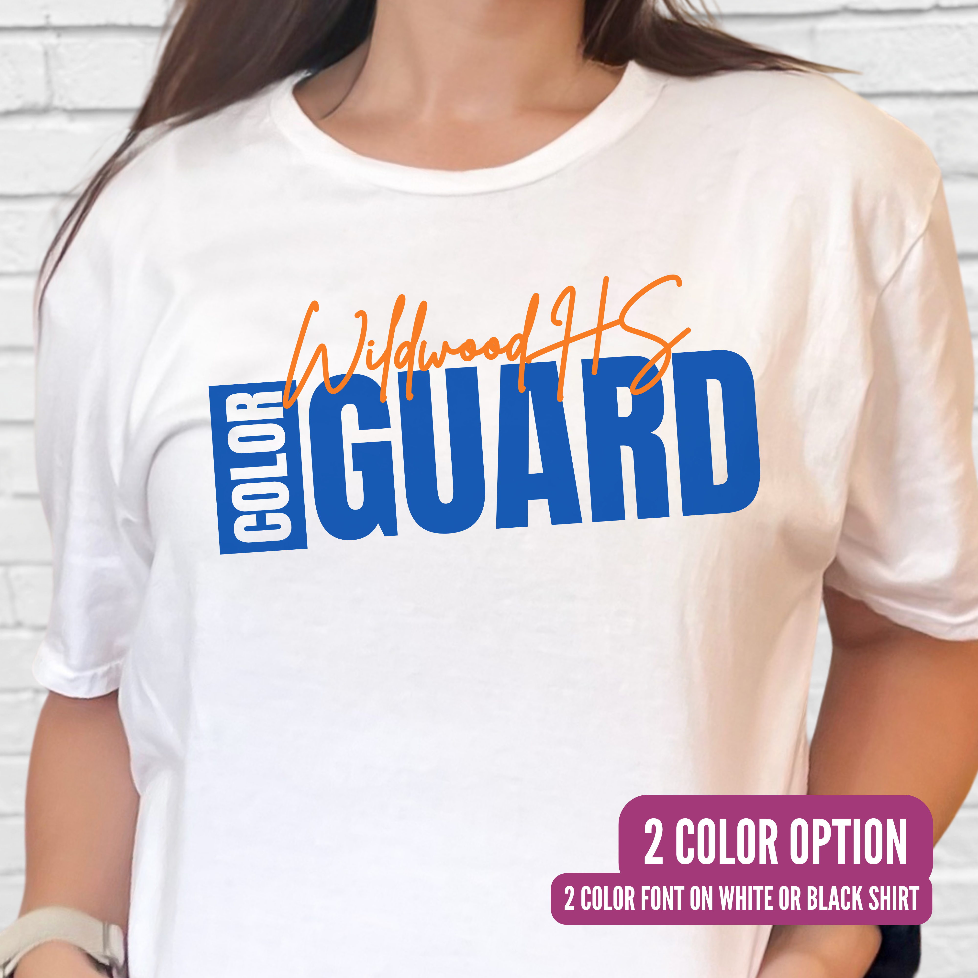 Custom Color Guard Unisex Heavy Cotton Tee product thumbnail image