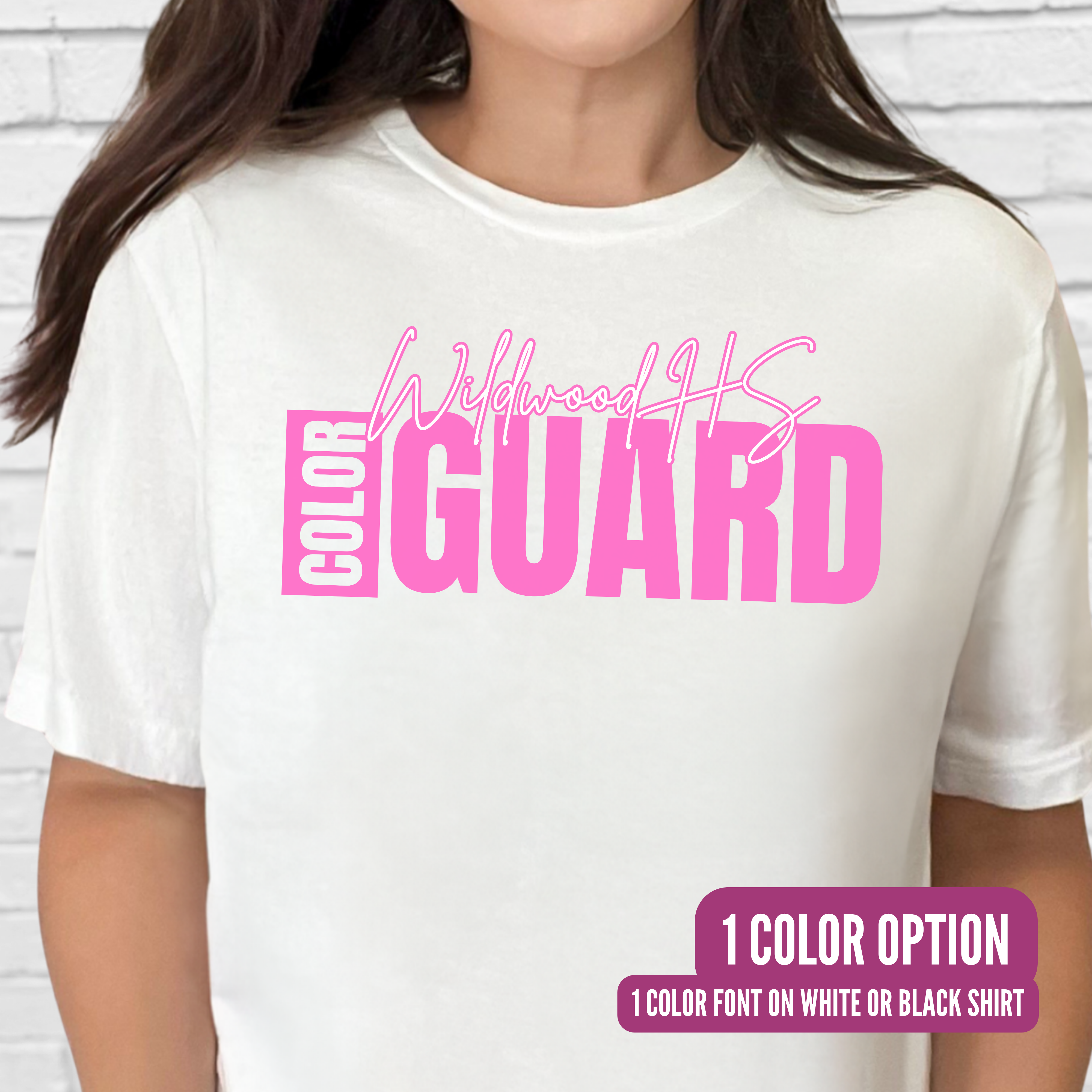 Custom Color Guard Unisex Heavy Cotton Tee product thumbnail image