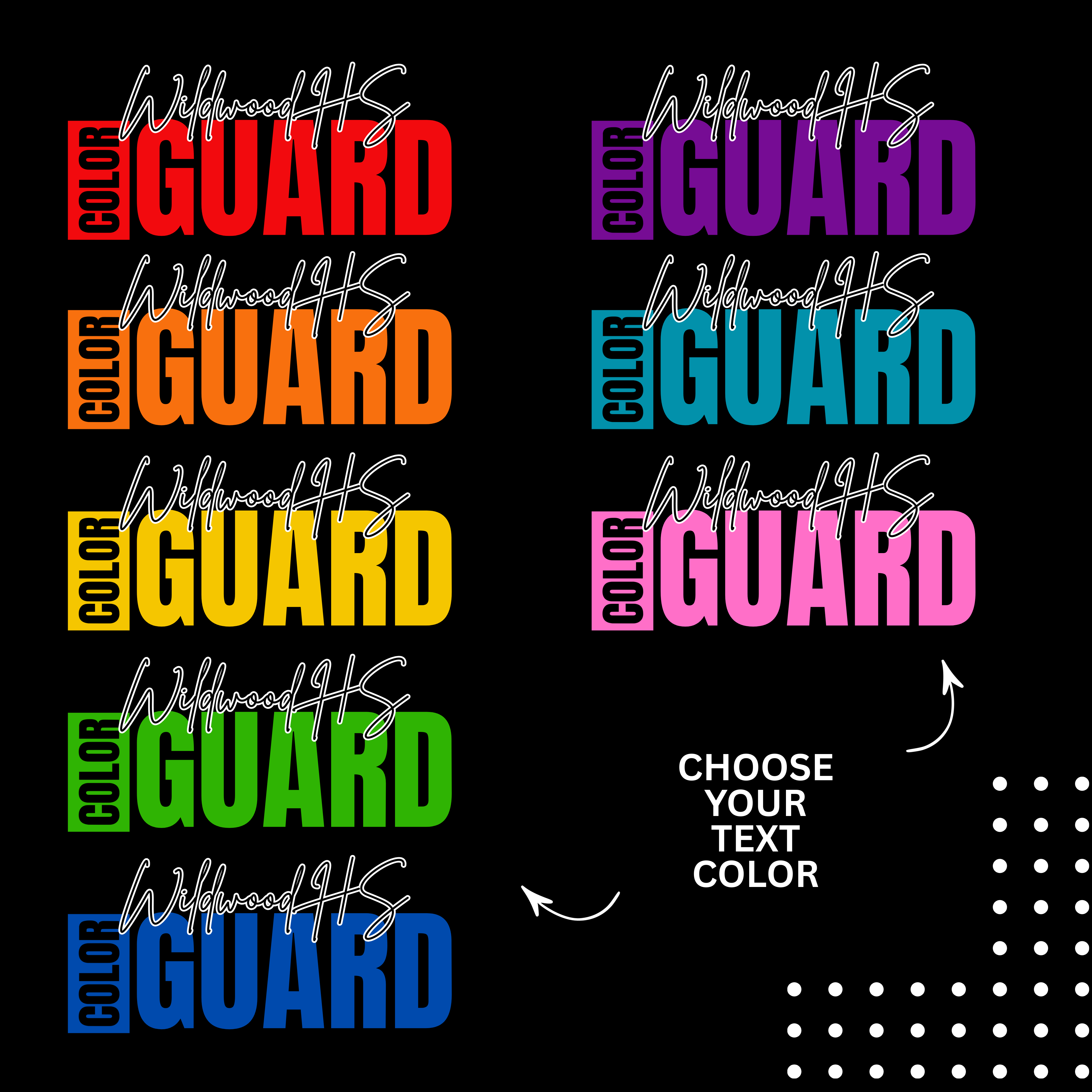 Custom Color Guard Unisex Heavy Cotton Tee product thumbnail image