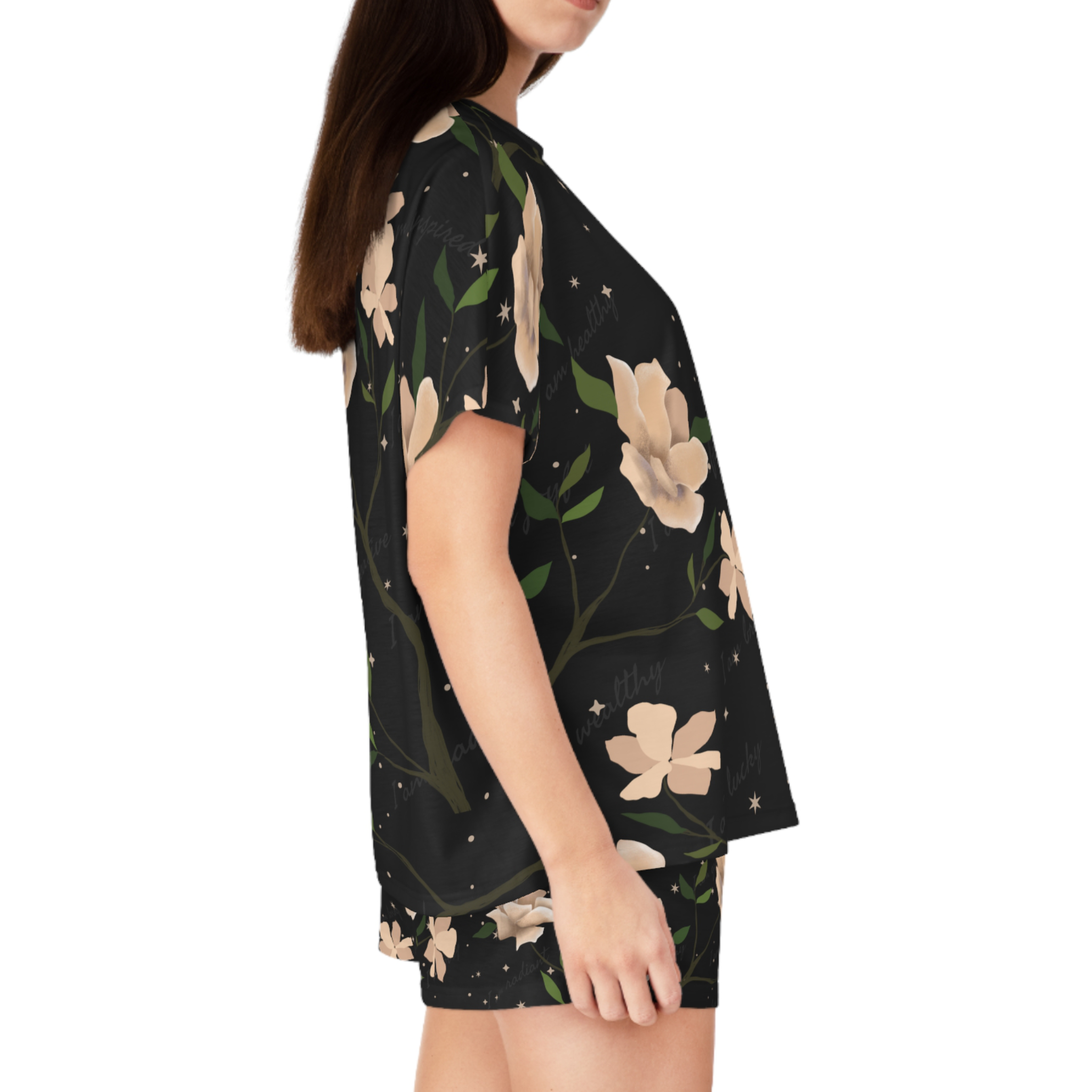 Sweet Dreams Floral | Women's Short Pajama Set product thumbnail image Sweet Dreams Floral | Women's Short Pajama Set product thumbnail image