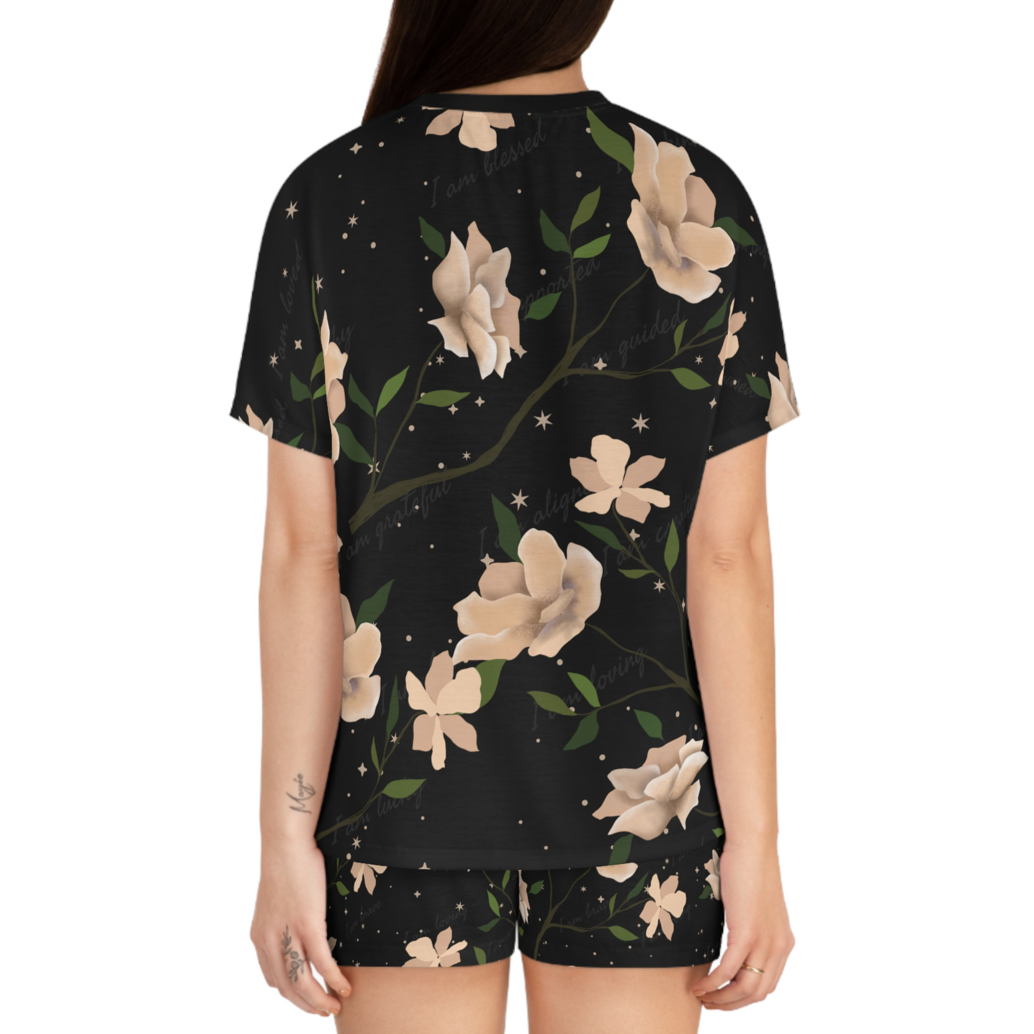 Sweet Dreams Floral | Women's Short Pajama Set product thumbnail image Sweet Dreams Floral | Women's Short Pajama Set product thumbnail image