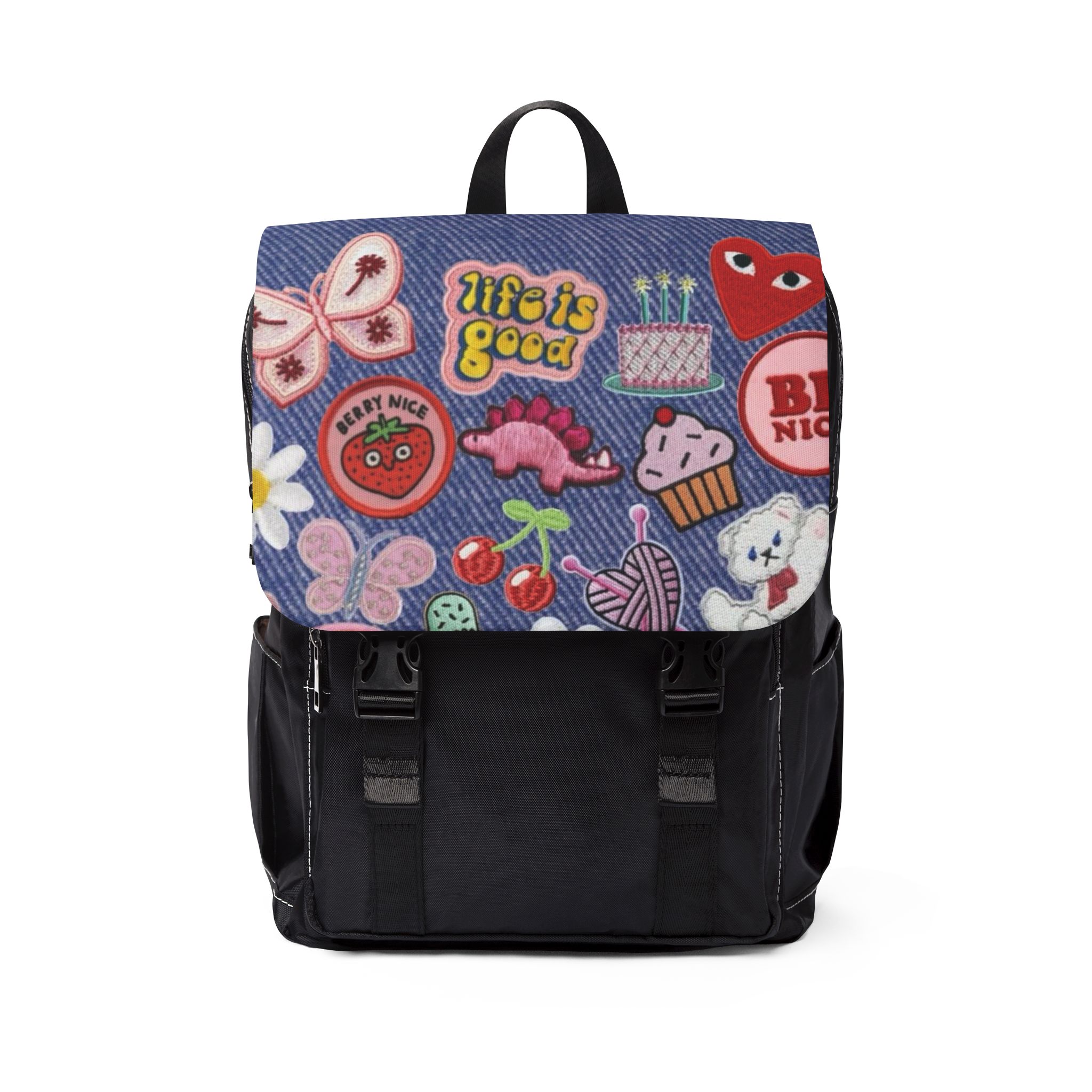 Personalized Shoulder Backpack, Trendy Daypack, College, Students, Work, Holiday, Travel, Adventures, Stylish, All Seasons, Birthday Gifts for Her/Him product thumbnail image Personalized Shoulder Backpack, Trendy Daypack, College, Students, Work, Holiday, Travel, Adventures, Stylish, All Seasons, Birthday Gifts for Her/Him product thumbnail image