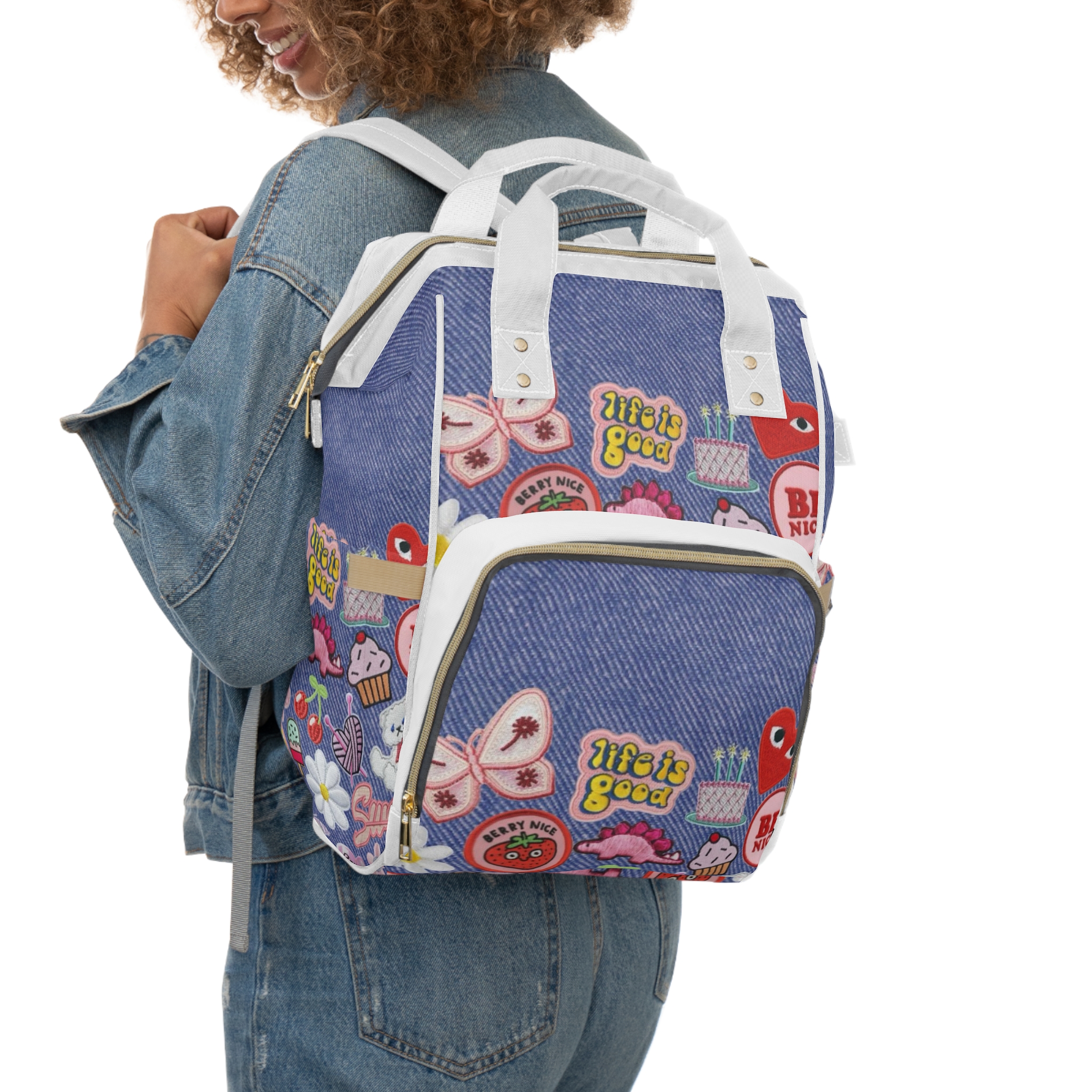 Personalized Multifunctional Backpack, Travel Backpack, Baby Bag, Students, Work, Adventurers, Holiday Pack, Gym, Birthday Gifts for Her/Him product thumbnail image Personalized Multifunctional Backpack, Travel Backpack, Baby Bag, Students, Work, Adventurers, Holiday Pack, Gym, Birthday Gifts for Her/Him product thumbnail image