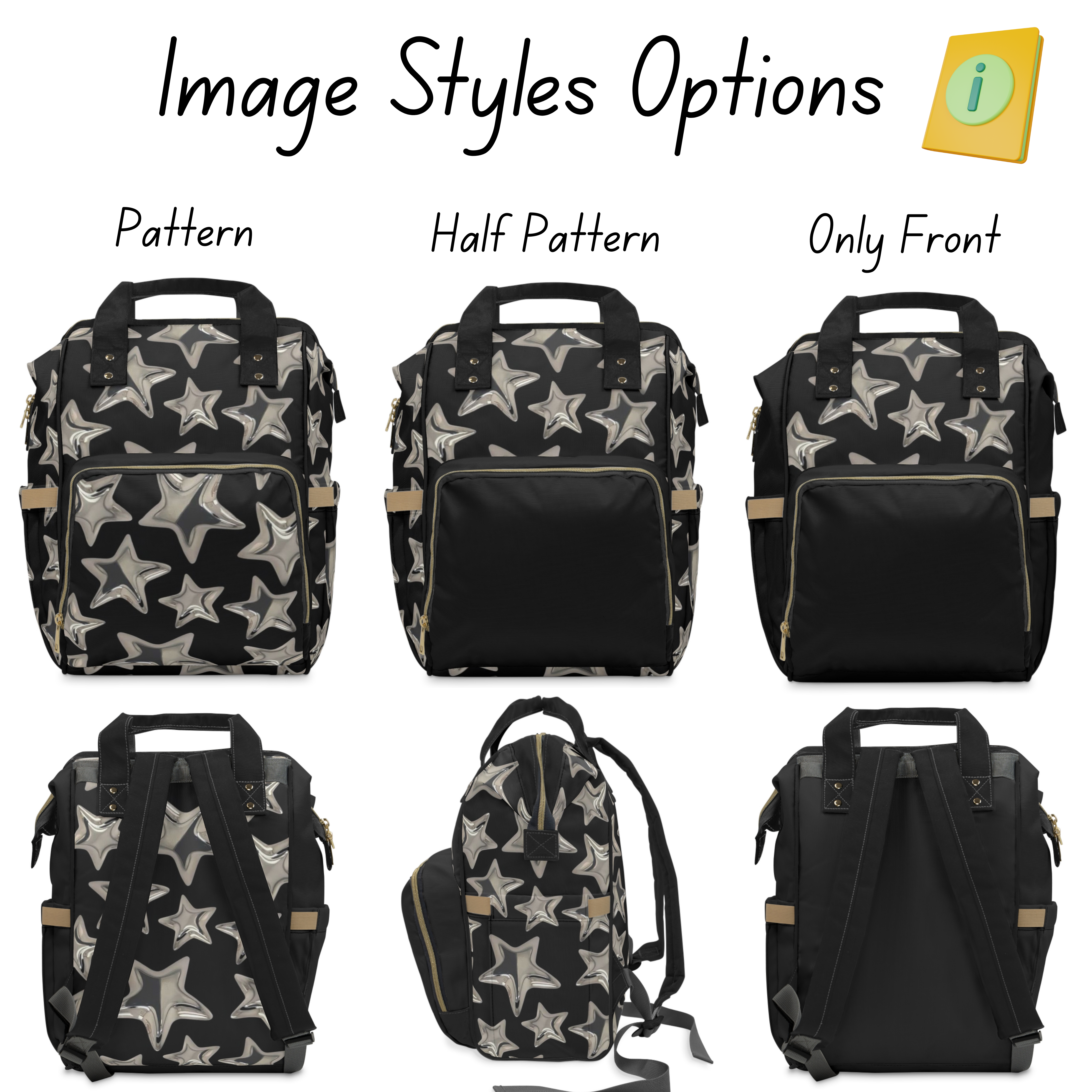 Personalized Multifunctional Backpack, Travel Backpack, Baby Bag, Students, Work, Adventurers, Holiday Pack, Gym, Birthday Gifts for Her/Him product thumbnail image Personalized Multifunctional Backpack, Travel Backpack, Baby Bag, Students, Work, Adventurers, Holiday Pack, Gym, Birthday Gifts for Her/Him product thumbnail image