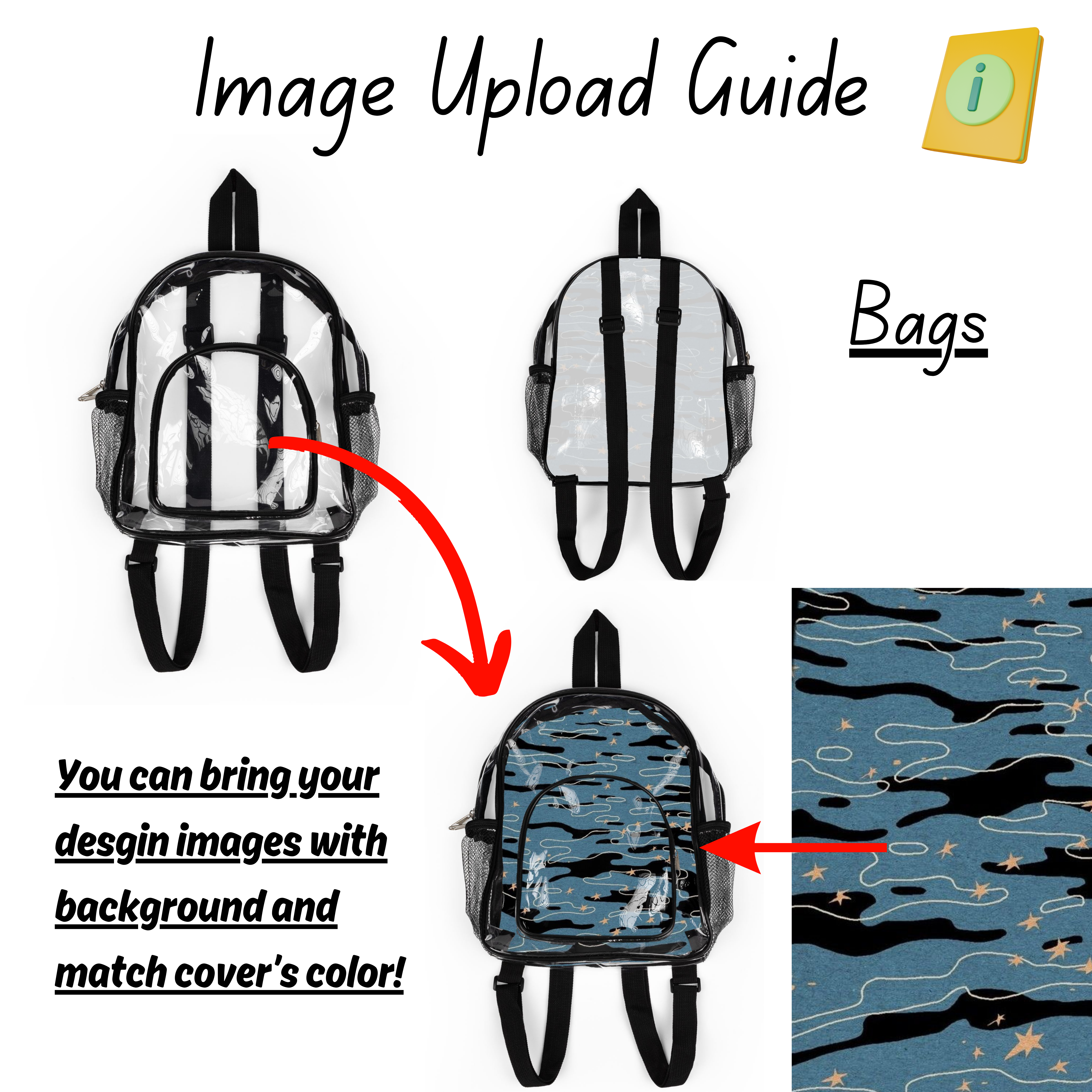 Personalized Clear Backpack, Festivals, Aesthetic Designs, Transparent, Stylish, Travel, Students, Adventurers, Holiday Pack, Birthday Gifts for Her/Him product thumbnail image Personalized Clear Backpack, Festivals, Aesthetic Designs, Transparent, Stylish, Travel, Students, Adventurers, Holiday Pack, Birthday Gifts for Her/Him product thumbnail image