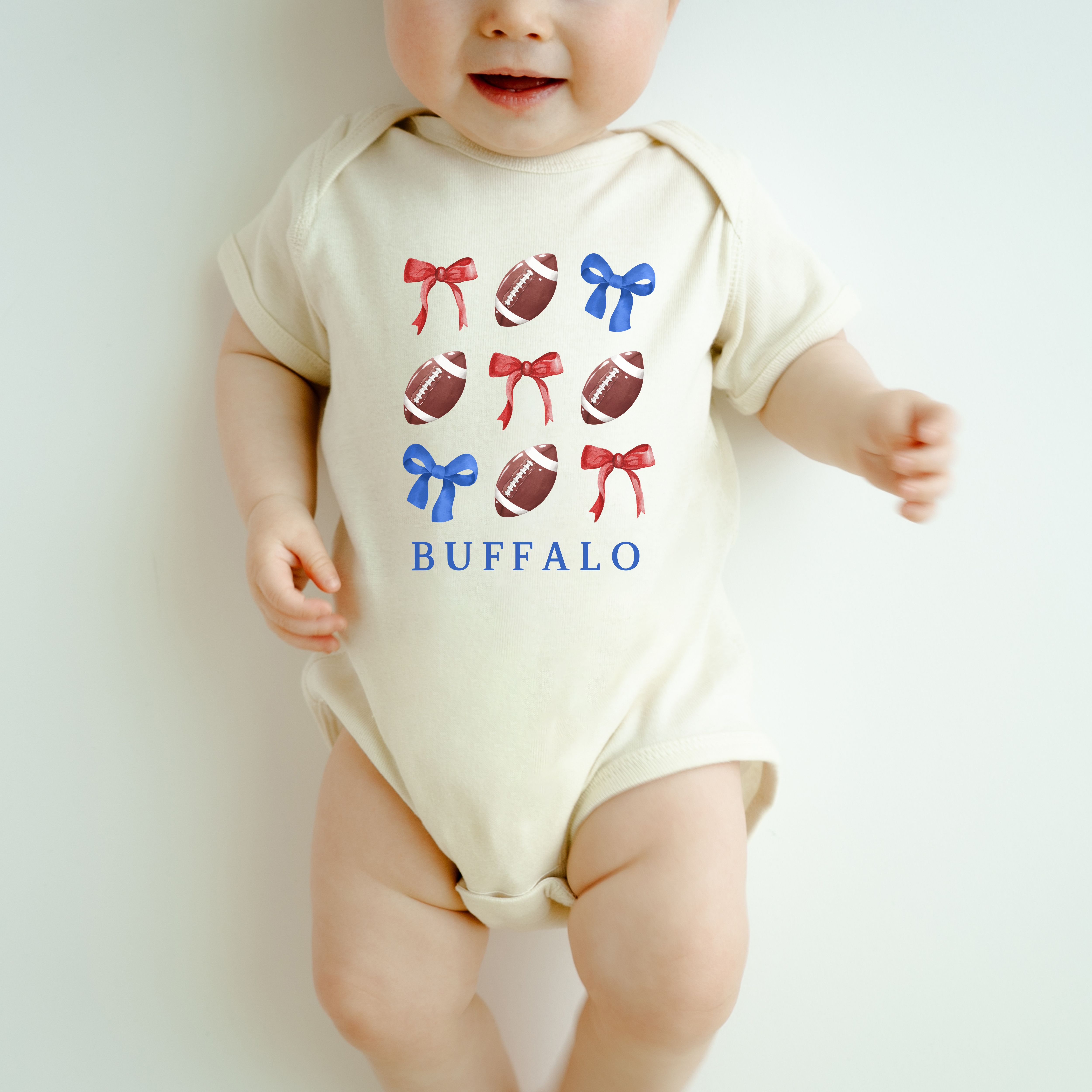 Buffalo Football Infant Bodysuit for Newborns, Baby Shower Gift, Toddler Clothing, Cute Baby Outfit, Buffalo Sports Apparel product thumbnail image