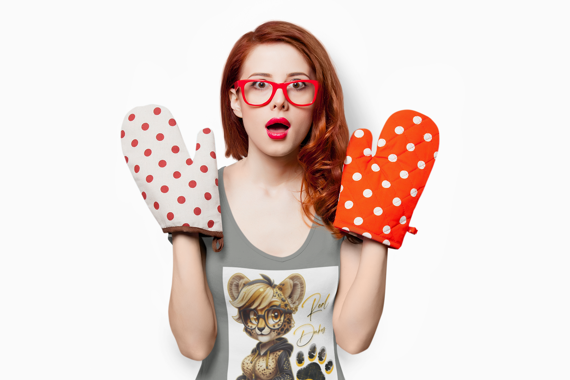 Red Dukes V V-Neck Tee product thumbnail image Red Dukes V V-Neck Tee product thumbnail image