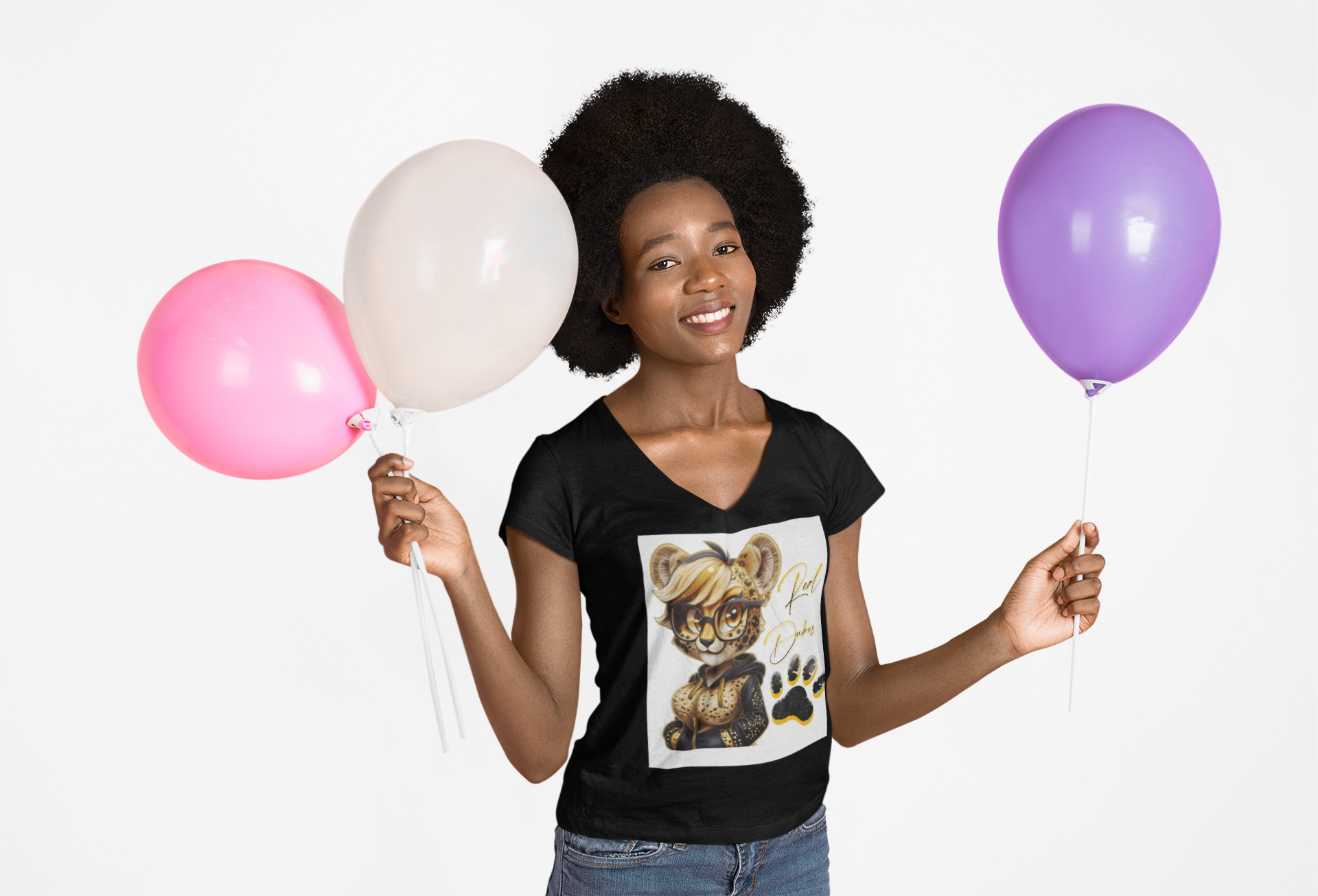 Red Dukes V V-Neck Tee product thumbnail image Red Dukes V V-Neck Tee product thumbnail image