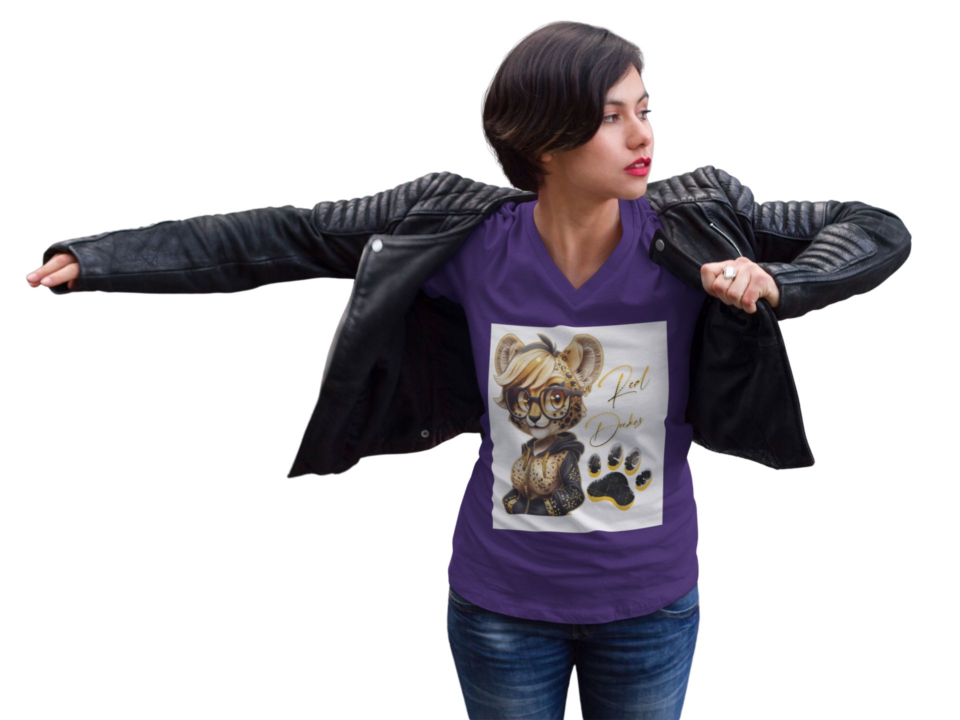 Red Dukes V V-Neck Tee product thumbnail image Red Dukes V V-Neck Tee product thumbnail image