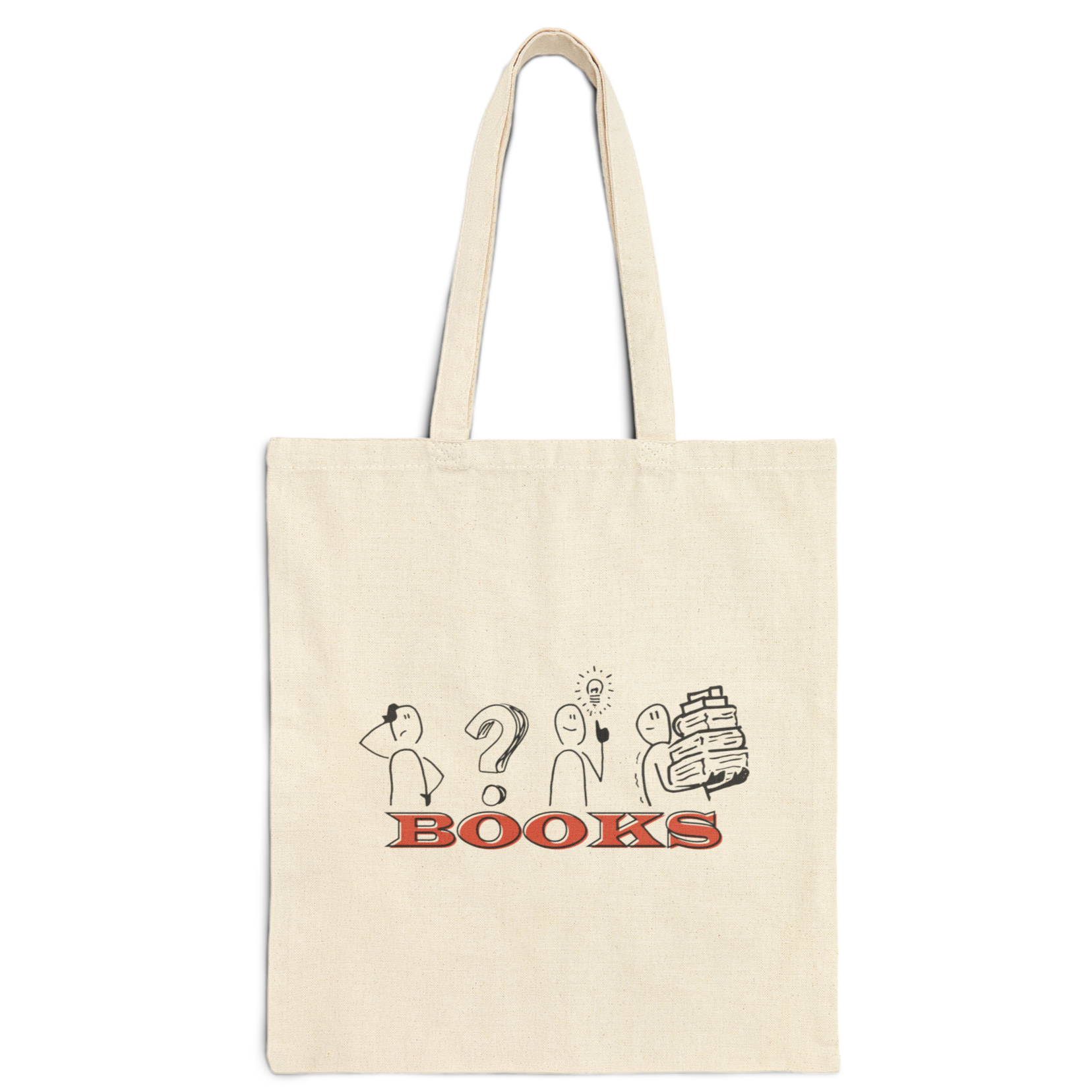 Think Books Cotton Canvas Tote Bag product thumbnail image