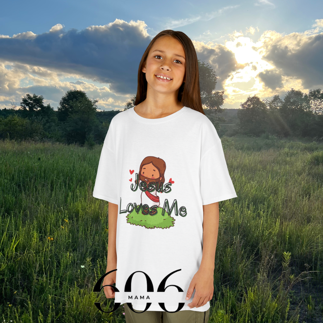 100% Cotton Kids Jesus Loves Me Tee - Cute Christian T-Shirt, Faith-Based Apparel, Youth Clothing, Religious Gifts, Kids' Church Wear 100% Cotton Kids Jesus Loves Me Tee - Cute Christian T-Shirt, Faith-Based Apparel, Youth Clothing, Religious Gifts, Kids' Church Wear