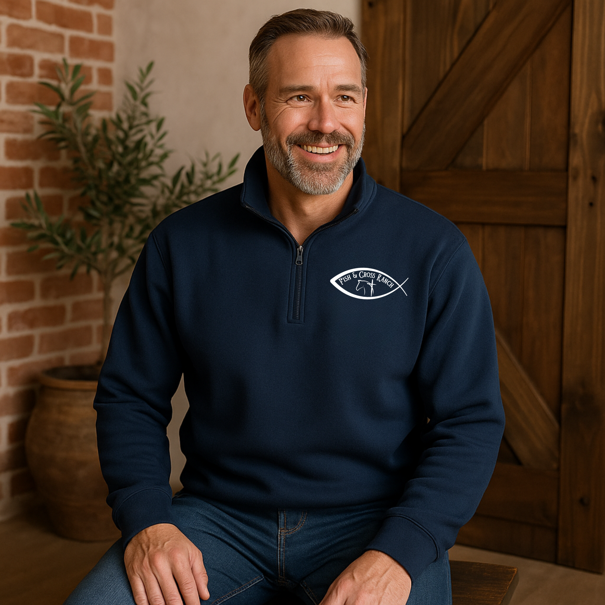 FCR Cozy Embroidered Unisex Fleece Pullover - Perfect for Casual Days, Gifting, Outdoor Adventures, and Cozy Nights FCR Cozy Embroidered Unisex Fleece Pullover - Perfect for Casual Days, Gifting, Outdoor Adventures, and Cozy Nights