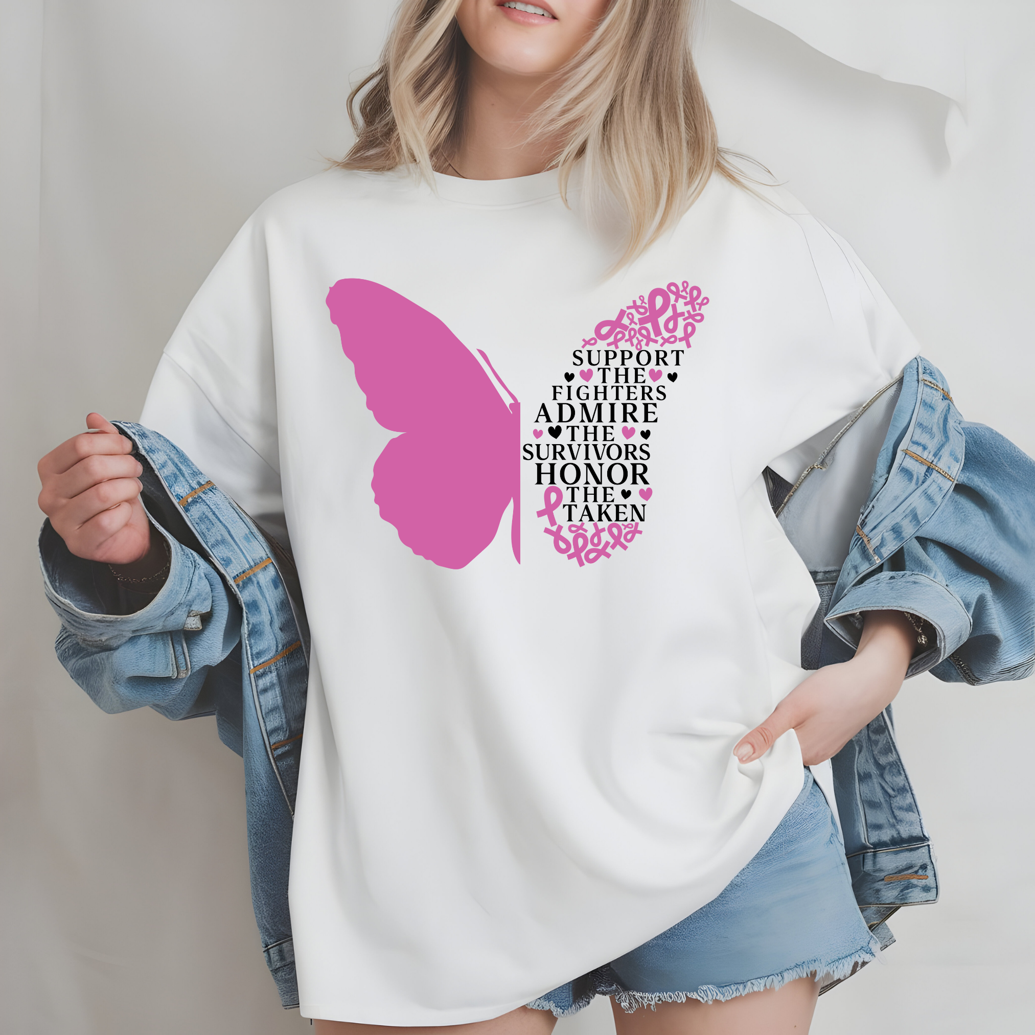 Breast Cancer Survivor Unisex Heavy Cotton Tee product thumbnail image Breast Cancer Survivor Unisex Heavy Cotton Tee product thumbnail image