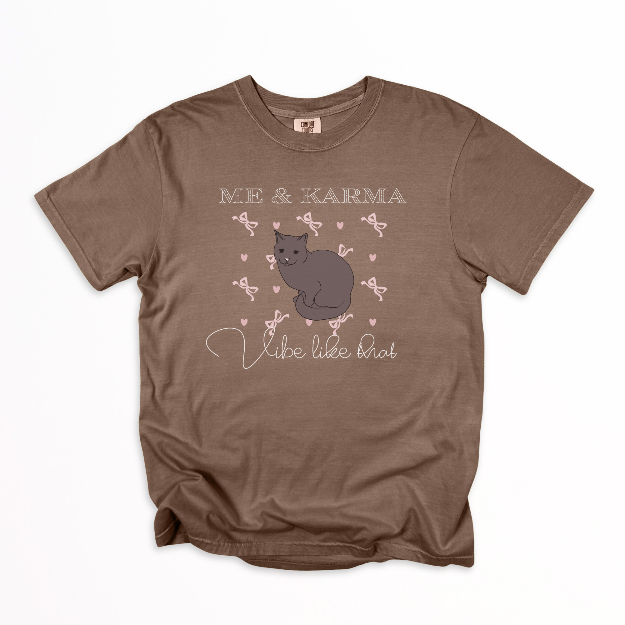 "Me & Karma vibe like that" Quote T-Shirt product thumbnail image "Me & Karma vibe like that" Quote T-Shirt product thumbnail image