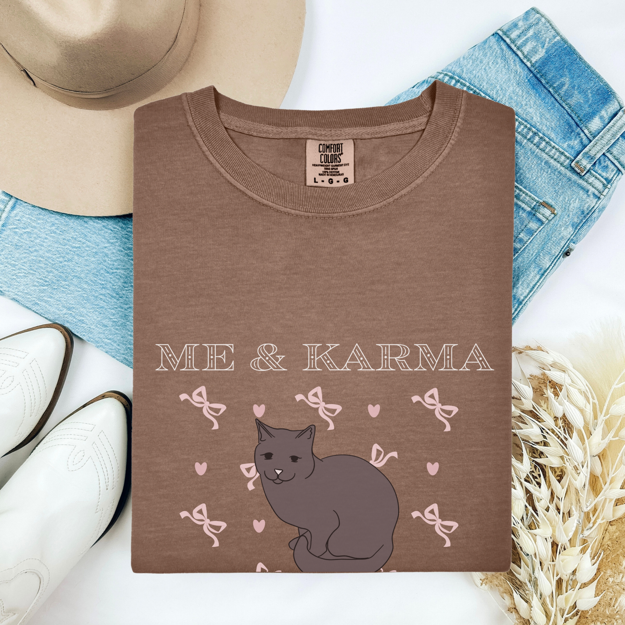 "Me & Karma vibe like that" Quote T-Shirt product thumbnail image "Me & Karma vibe like that" Quote T-Shirt product thumbnail image