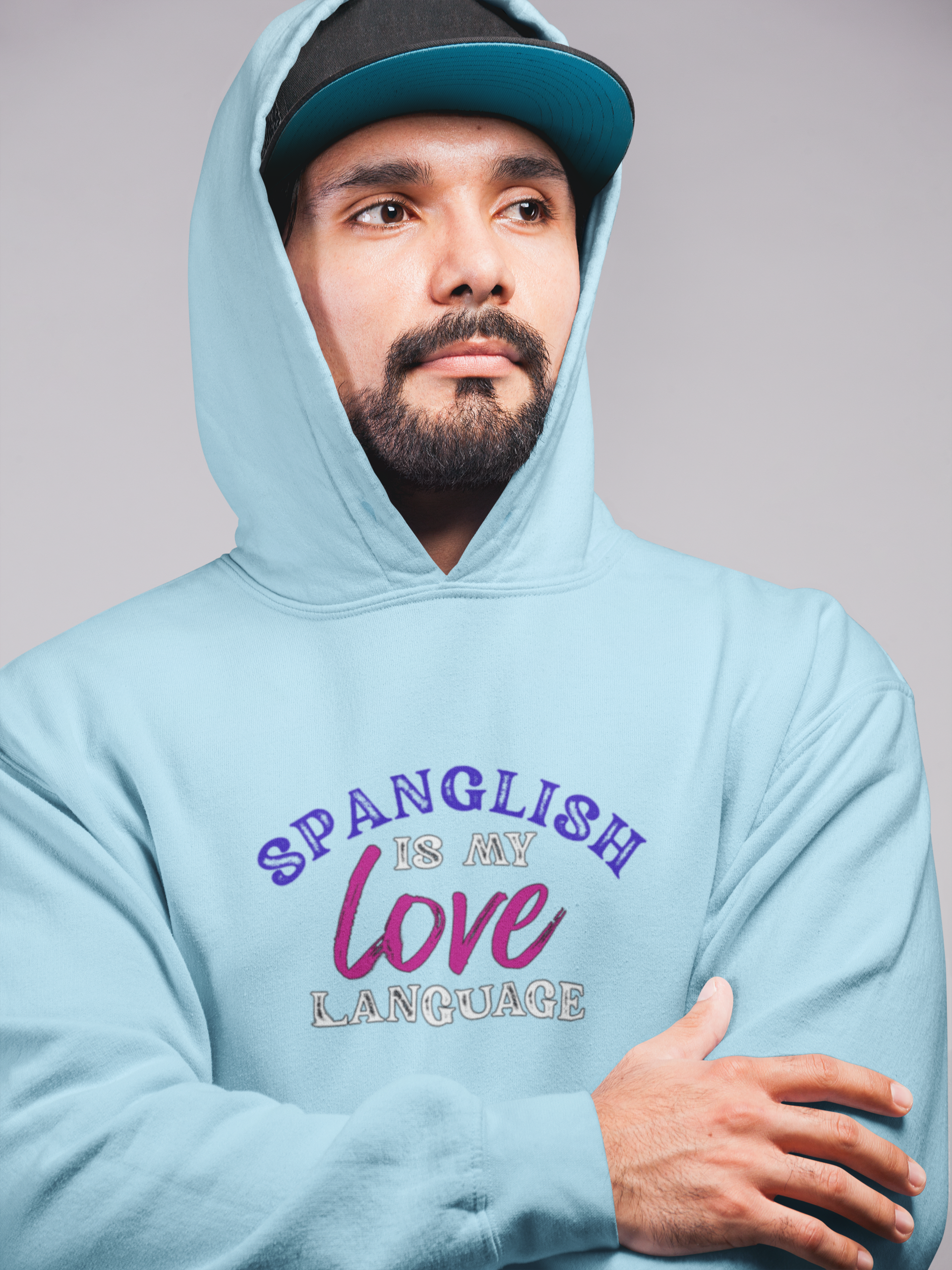 Spanglish Is My Love Language Unisex Hoodie product thumbnail image