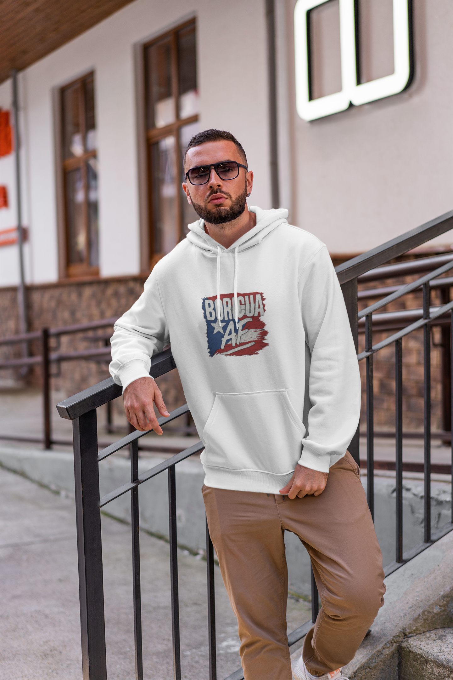 Boricua AF - Unisex Hoodie product thumbnail image Boricua AF - Unisex Hoodie product thumbnail image