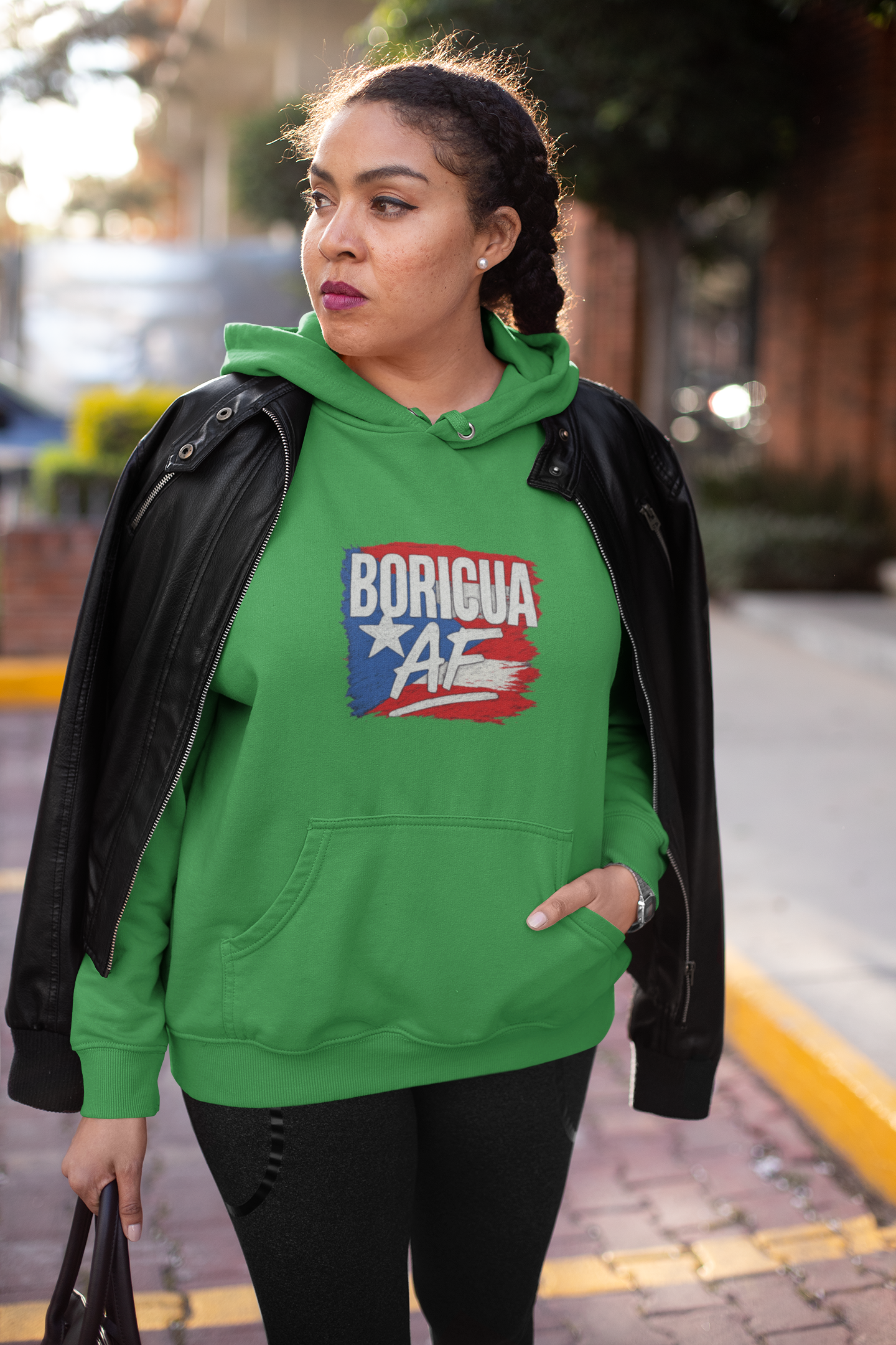 Boricua AF - Unisex Hoodie product thumbnail image
