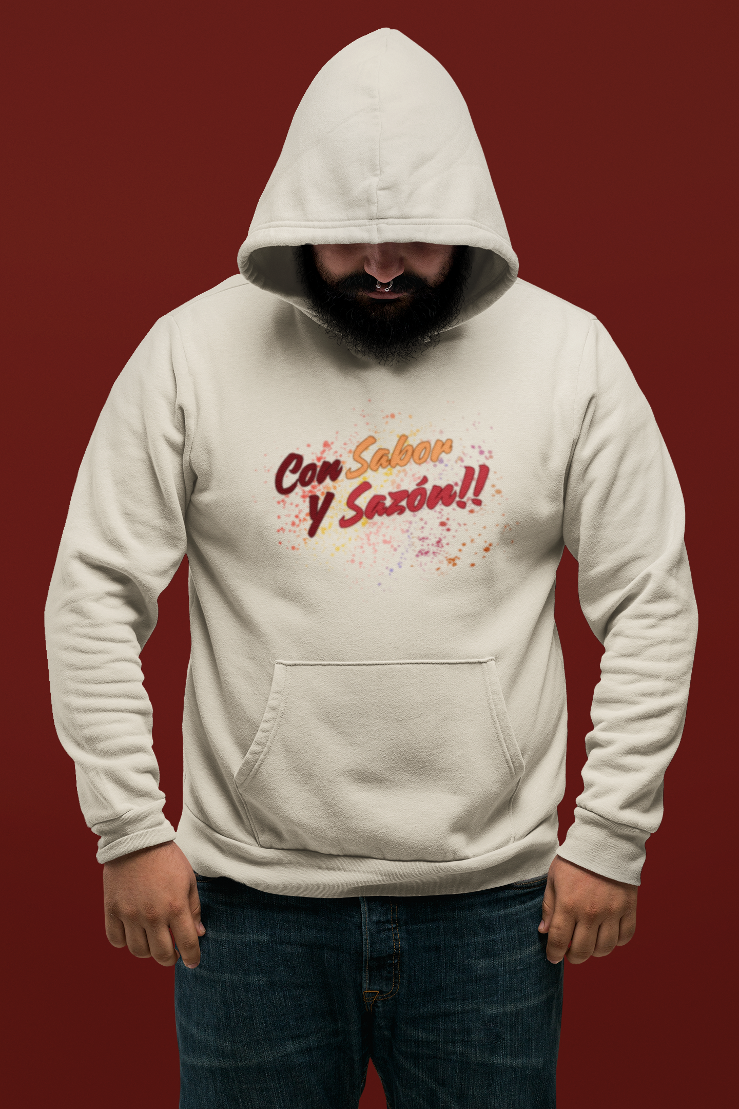 Con Sabor y Sazón!! - Unisex Hoodie product thumbnail image