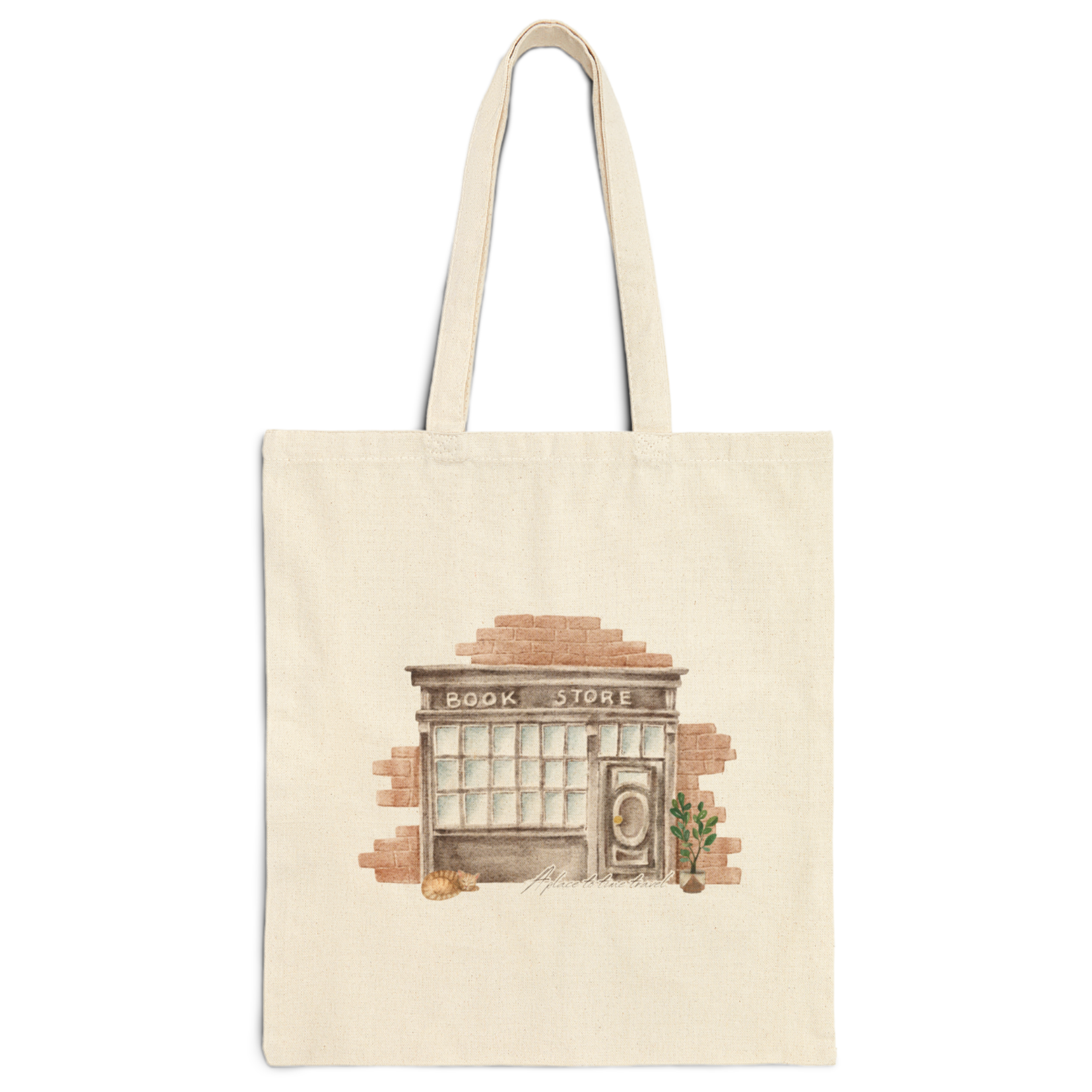 A Place To Tie Travel Cotton Canvas Tote Bag product thumbnail image