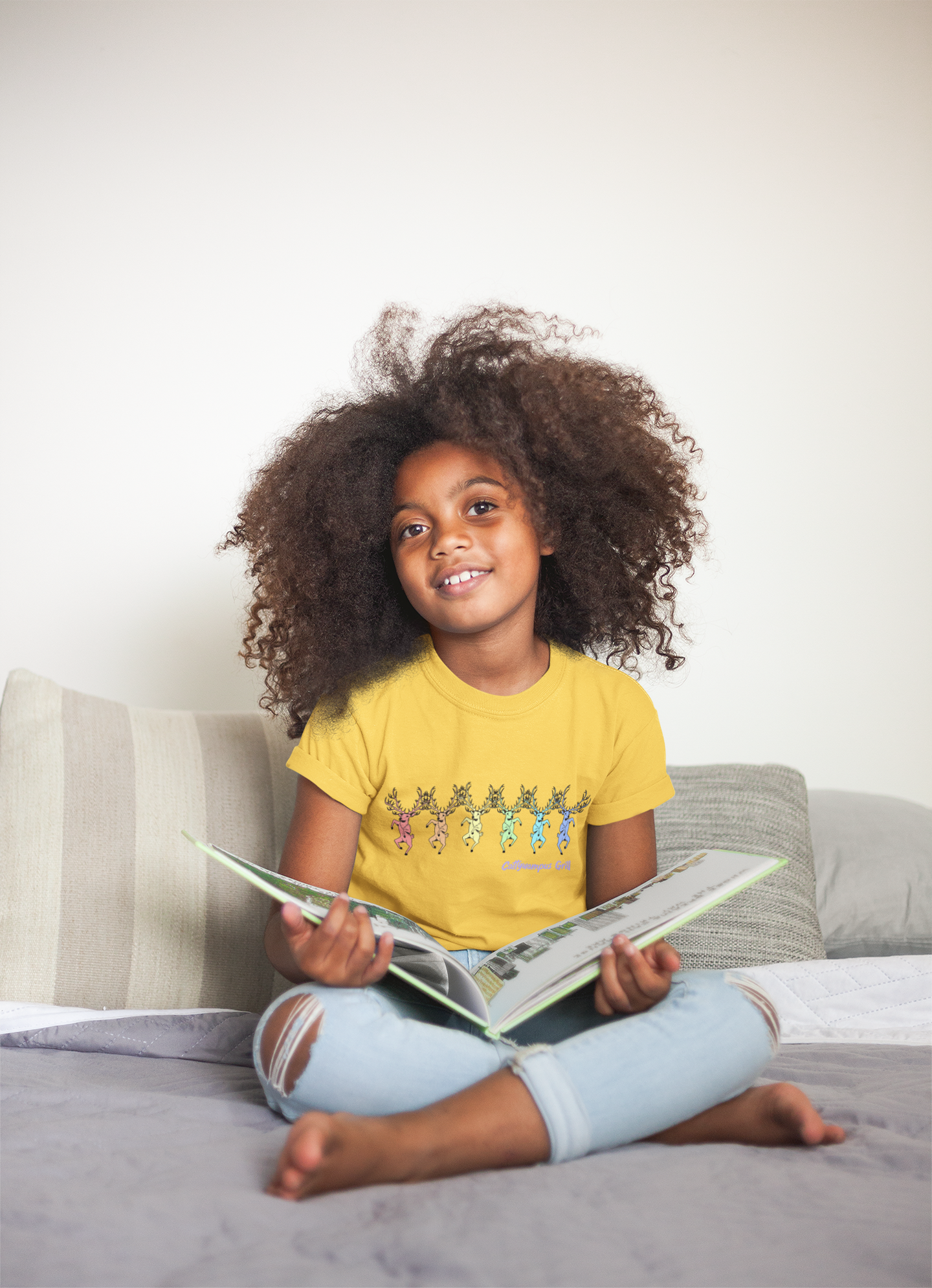 Toddler Dancing Deers Tee product thumbnail image Toddler Dancing Deers Tee product thumbnail image