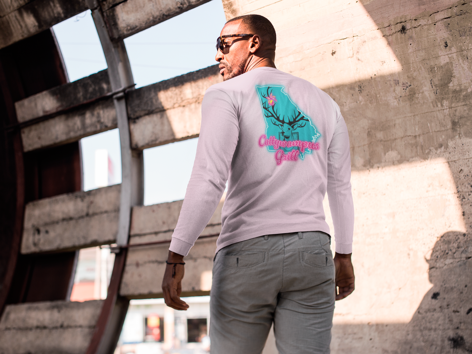 Catty State Long Sleeve Tee product thumbnail image Catty State Long Sleeve Tee product thumbnail image