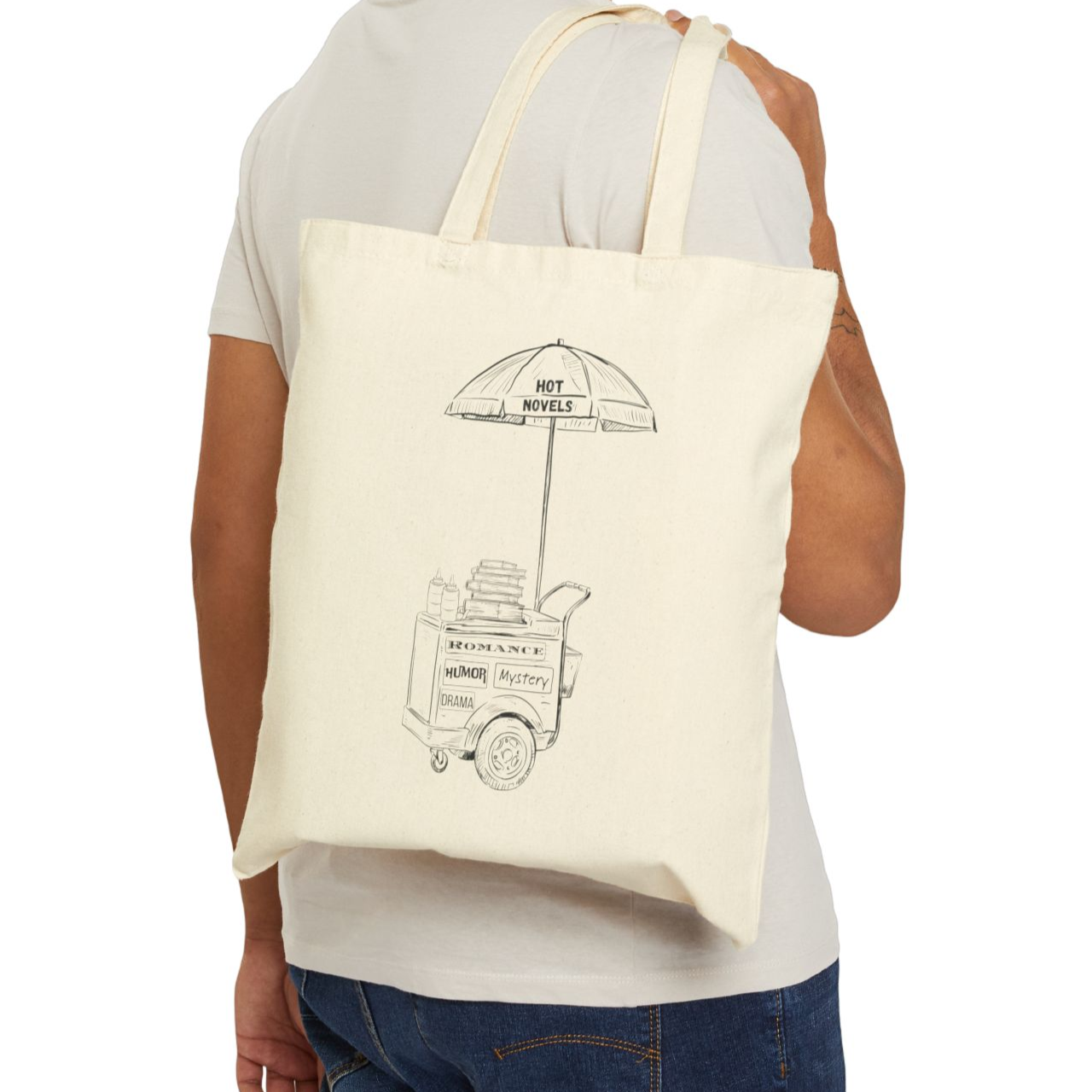 Hot Novels Cotton Canvas Tote Bag