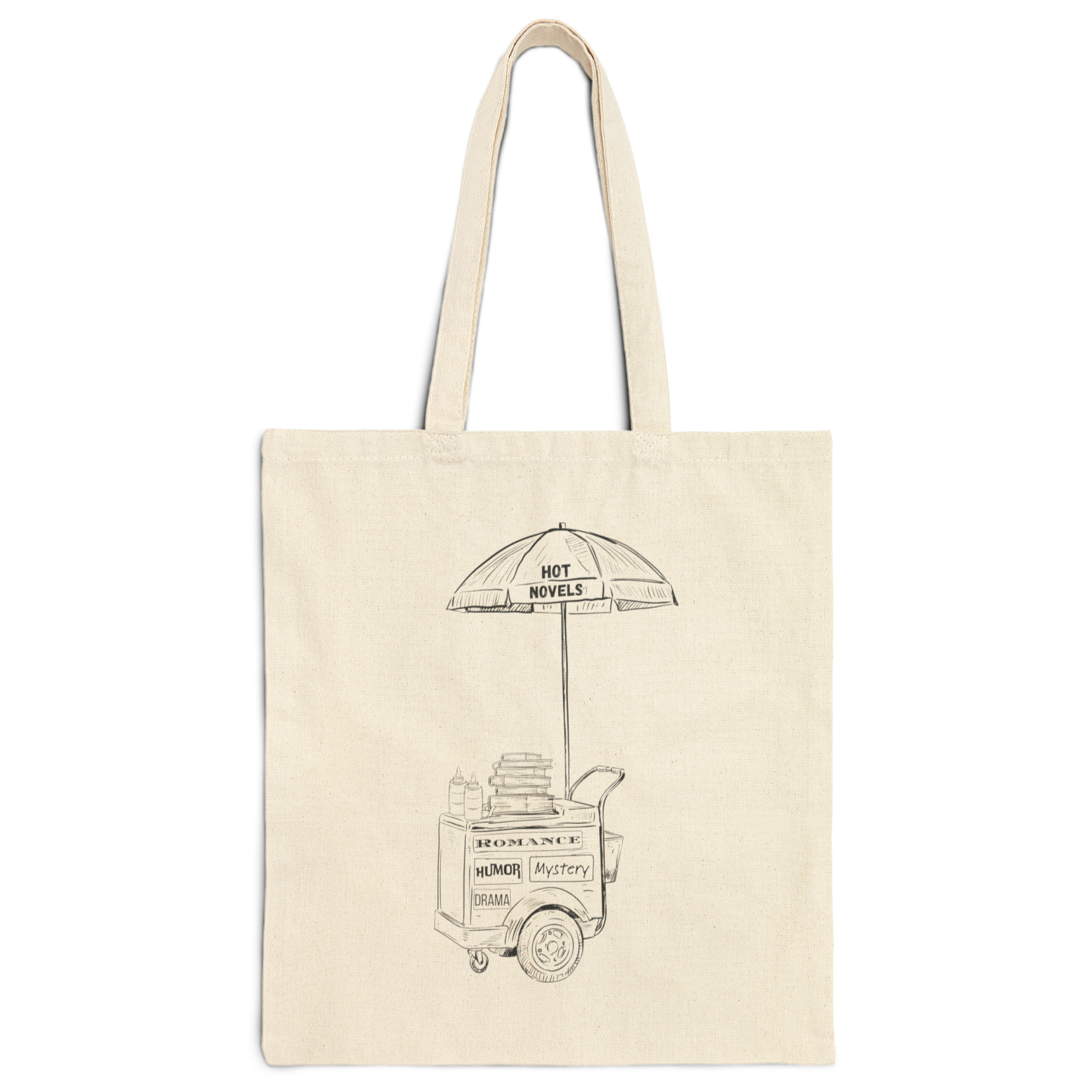 Hot Novels Cotton Canvas Tote Bag product thumbnail image