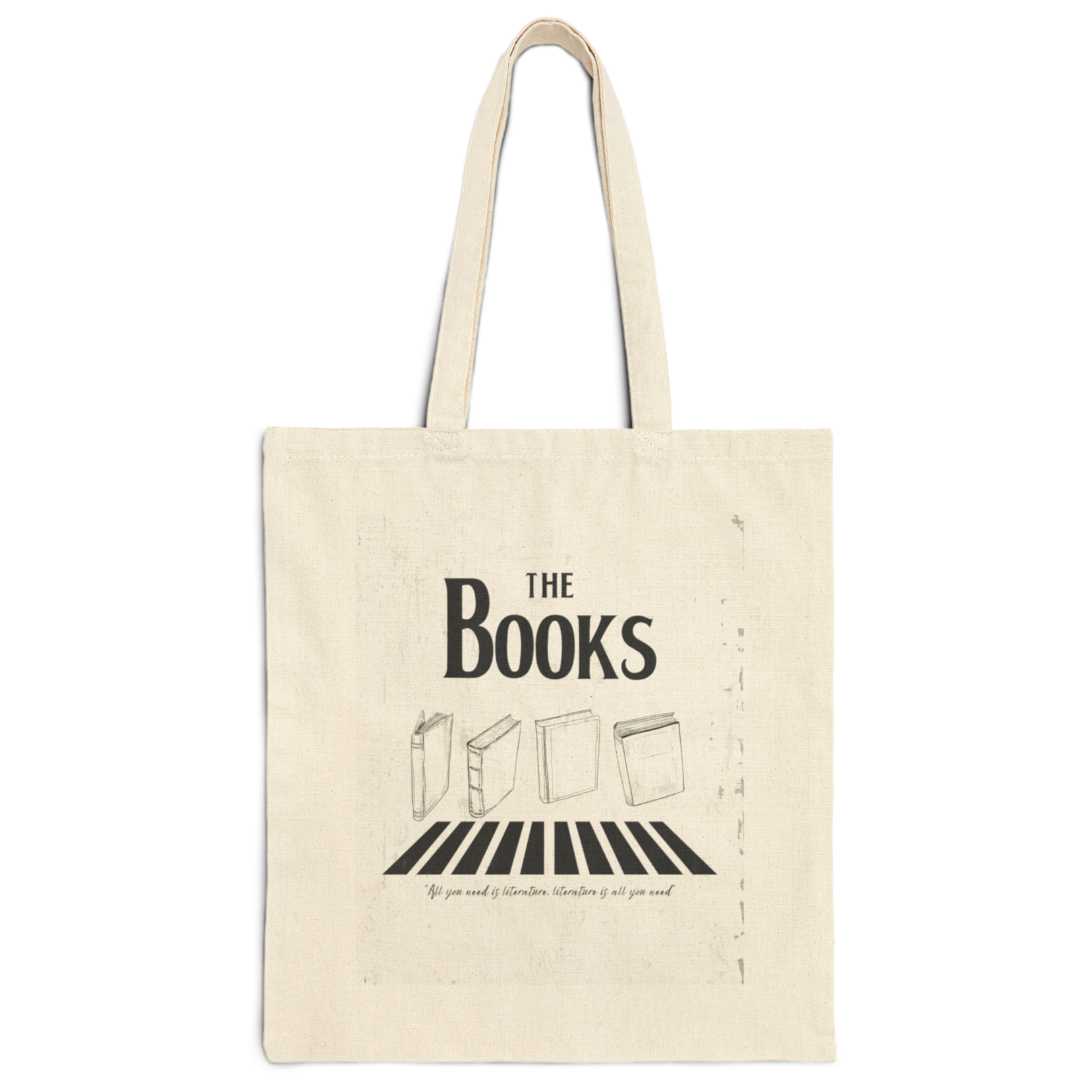 All You Need Is Literature Cotton Canvas Tote Bag product thumbnail image