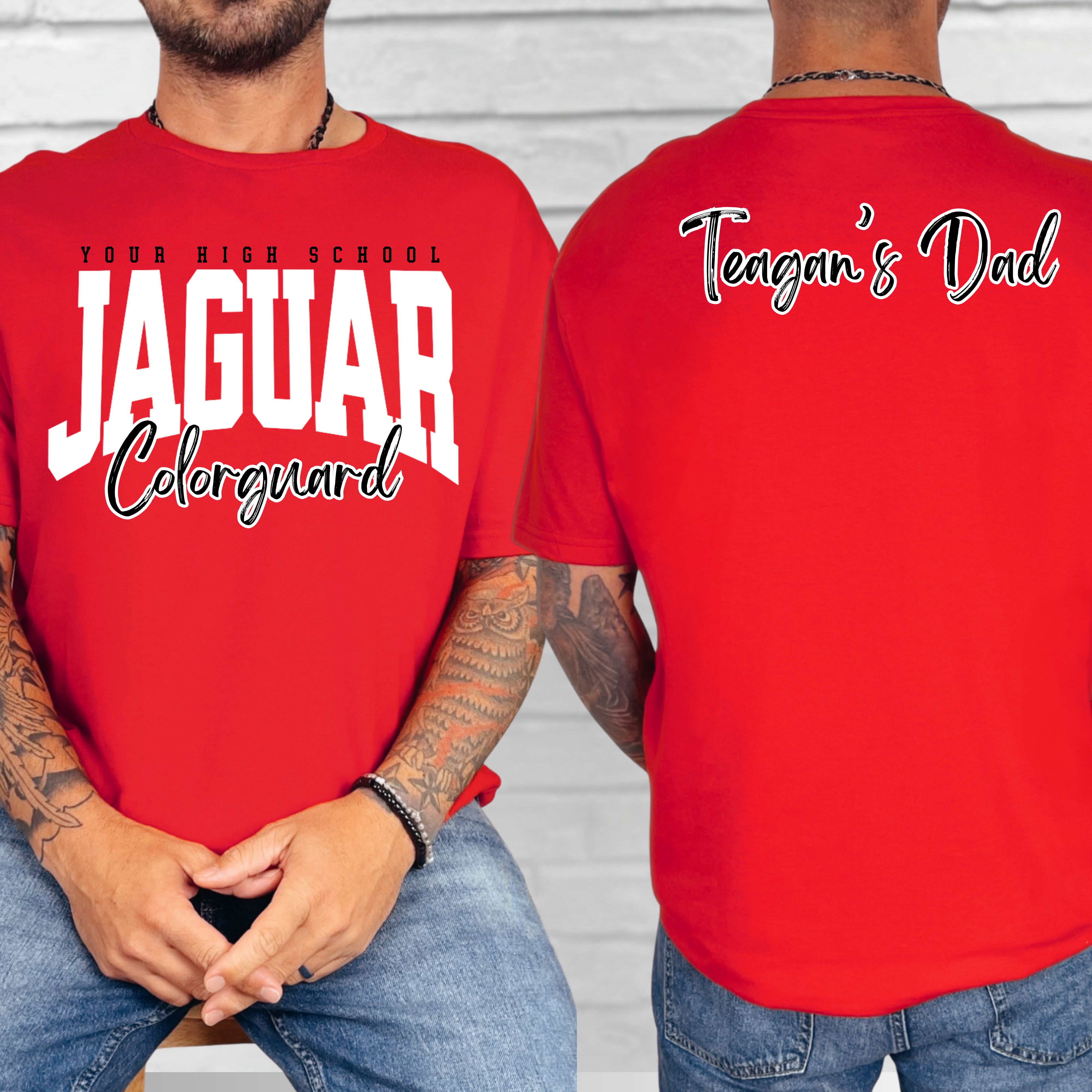 Starting Line Design Co - Custom Color Guard Unisex Heavy Cotton Tee product thumbnail image Starting Line Design Co - Custom Color Guard Unisex Heavy Cotton Tee product thumbnail image