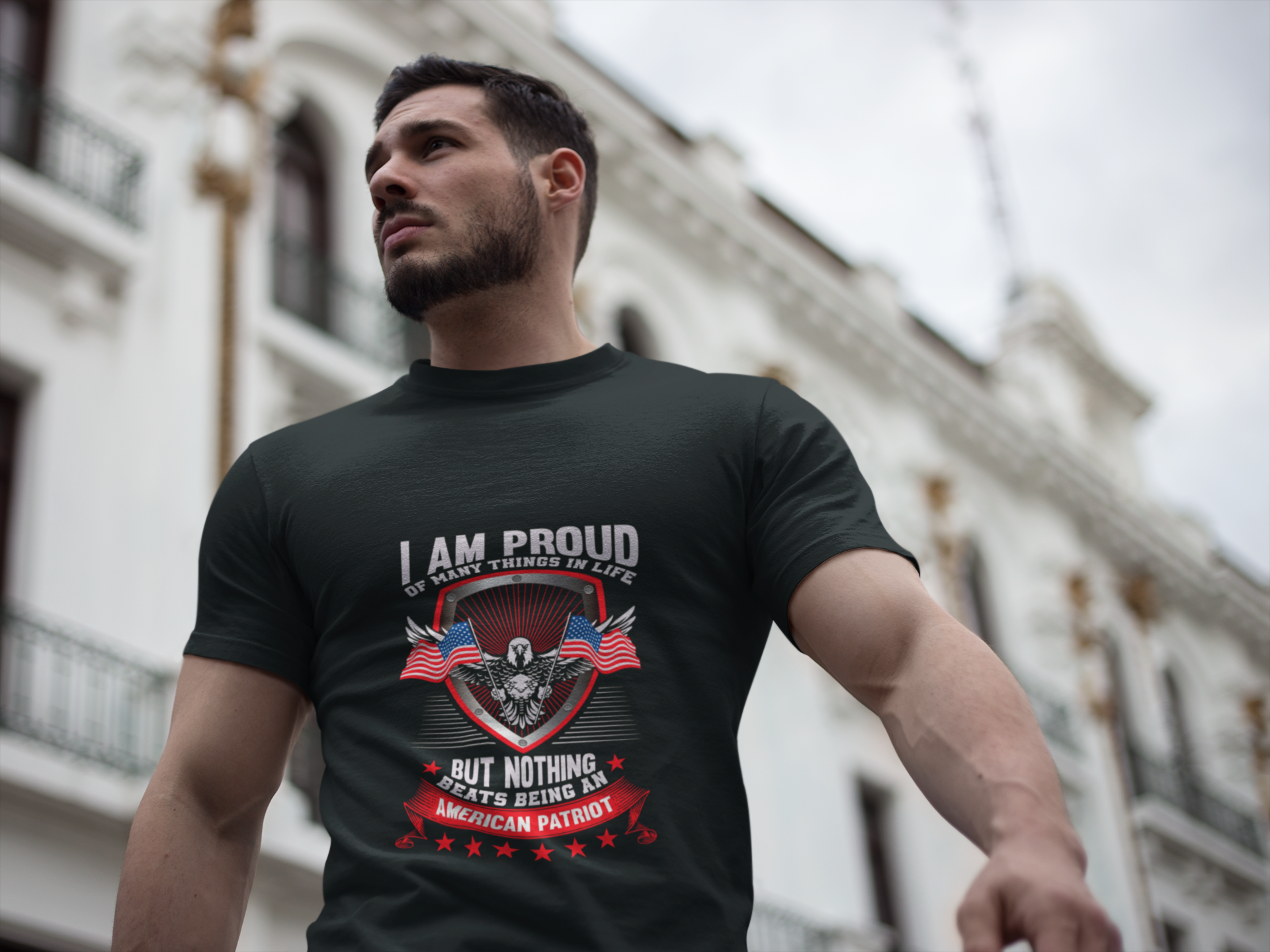 Patriotic T-Shirt for Creators, I Am Proud American Patriot Shirt, Unisex Tee for Independence Day, July 4th, Gift for Artists Patriotic T-Shirt for Creators, I Am Proud American Patriot Shirt, Unisex Tee for Independence Day, July 4th, Gift for Artists