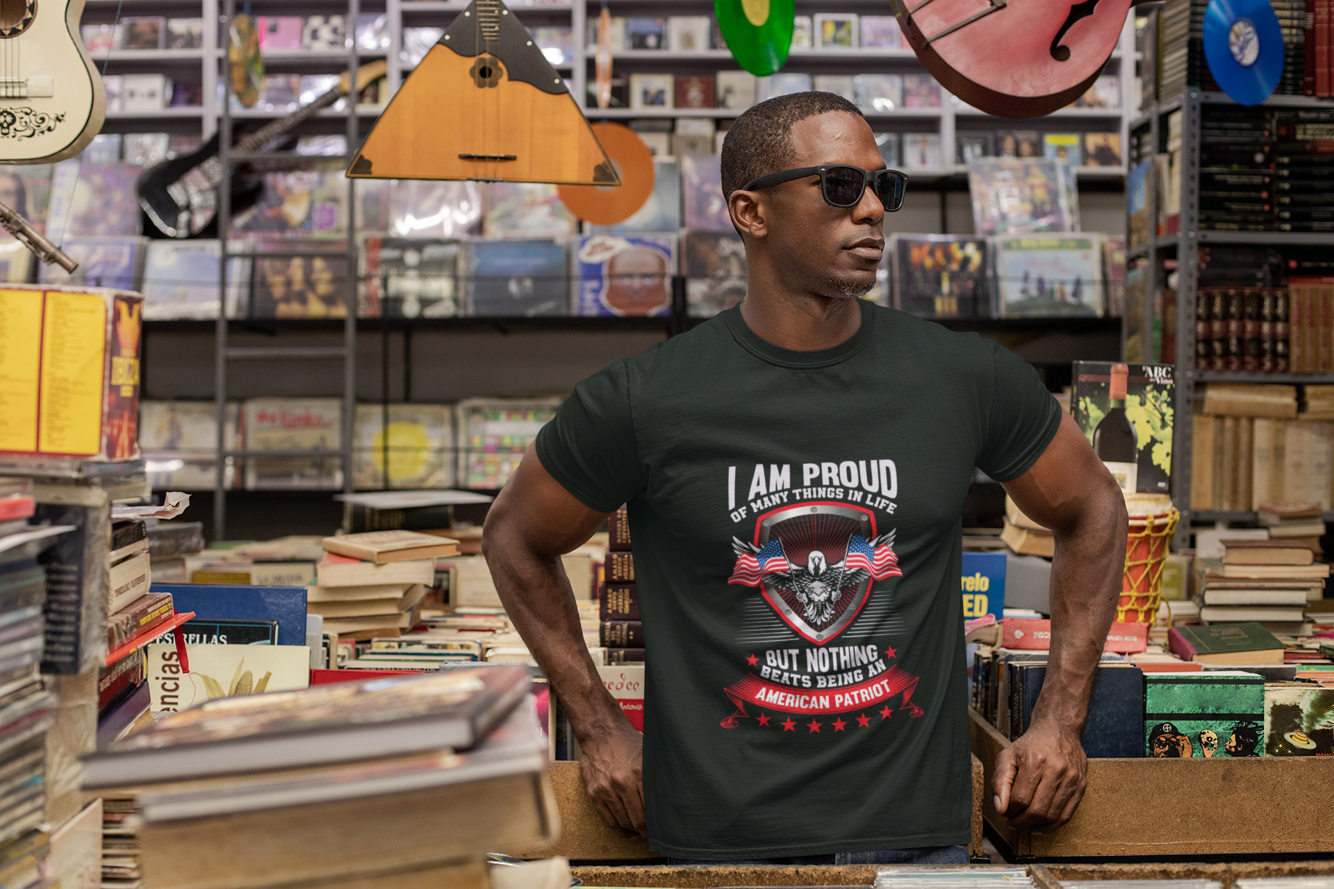Patriotic Unisex T-Shirt | Proud American Independence Day  product thumbnail image