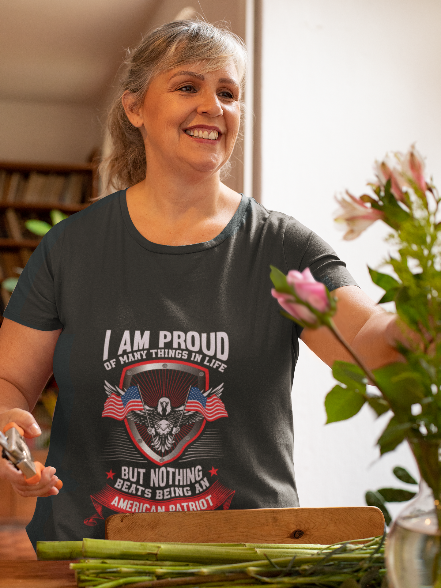 Patriotic Unisex T-Shirt | Proud American Independence Day  product thumbnail image
