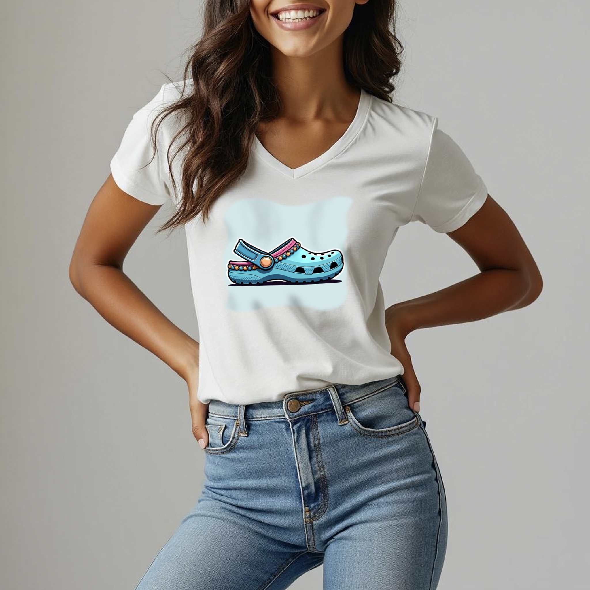 Cool Comfy V-Neck Tee product thumbnail image Cool Comfy V-Neck Tee product thumbnail image