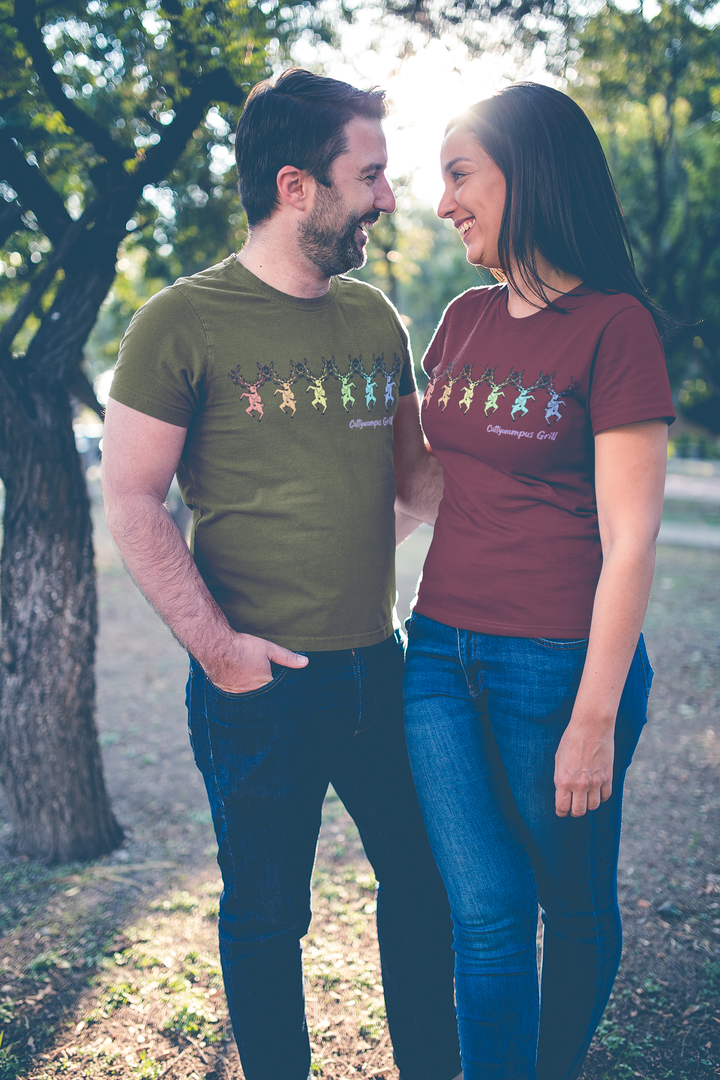 Dancing Catty Deer T-Shirt product thumbnail image Dancing Catty Deer T-Shirt product thumbnail image