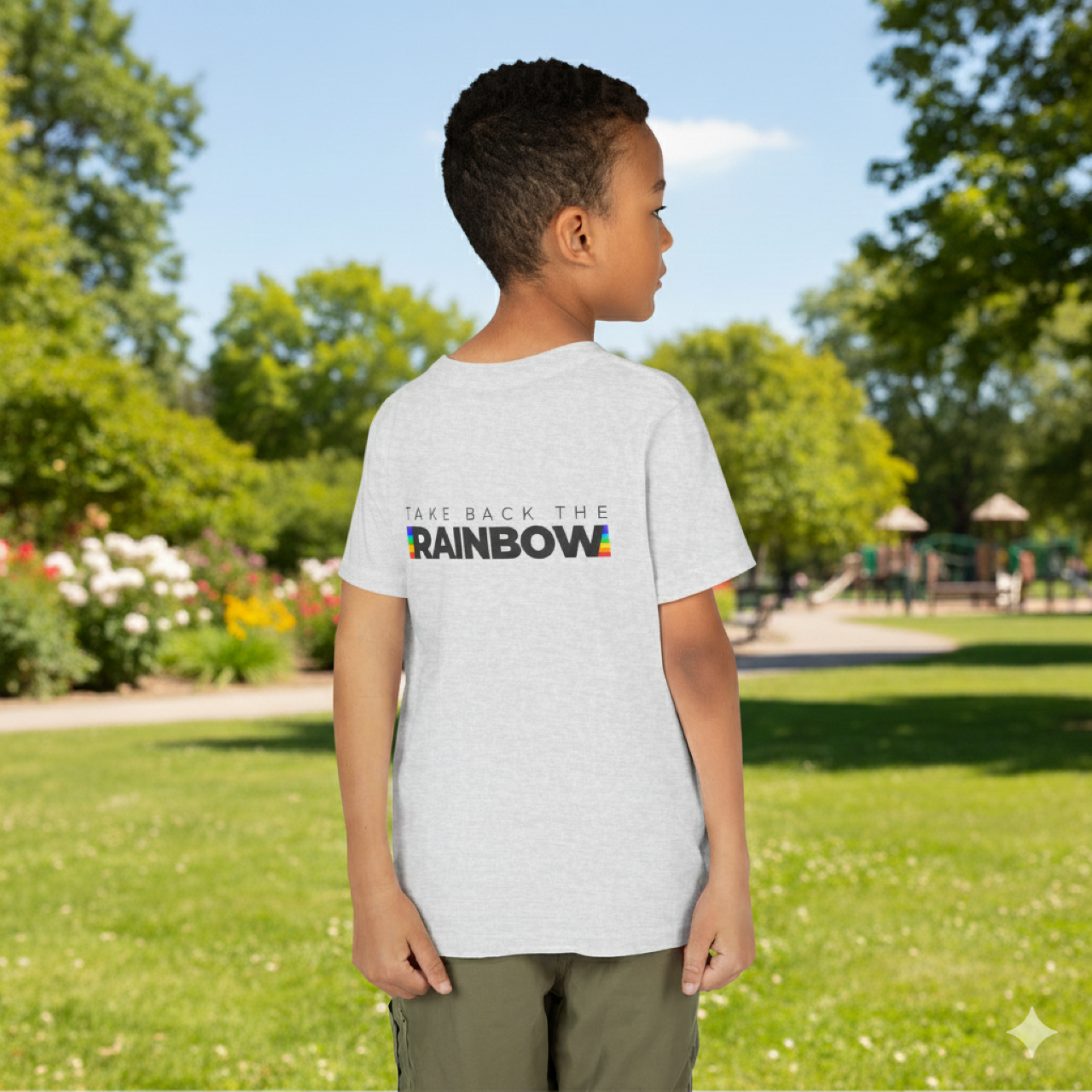 Reclaim the Rainbow Youth Short Sleeve Tee product thumbnail image
