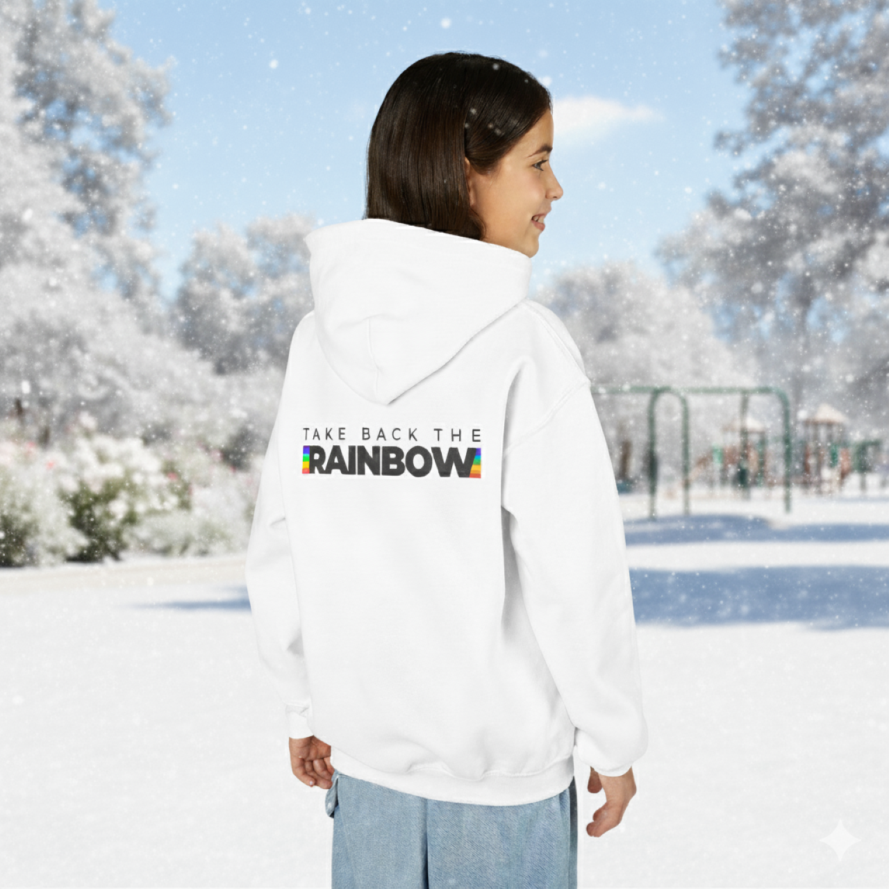 Reclaim the Rainbow Youth Hoodie product thumbnail image